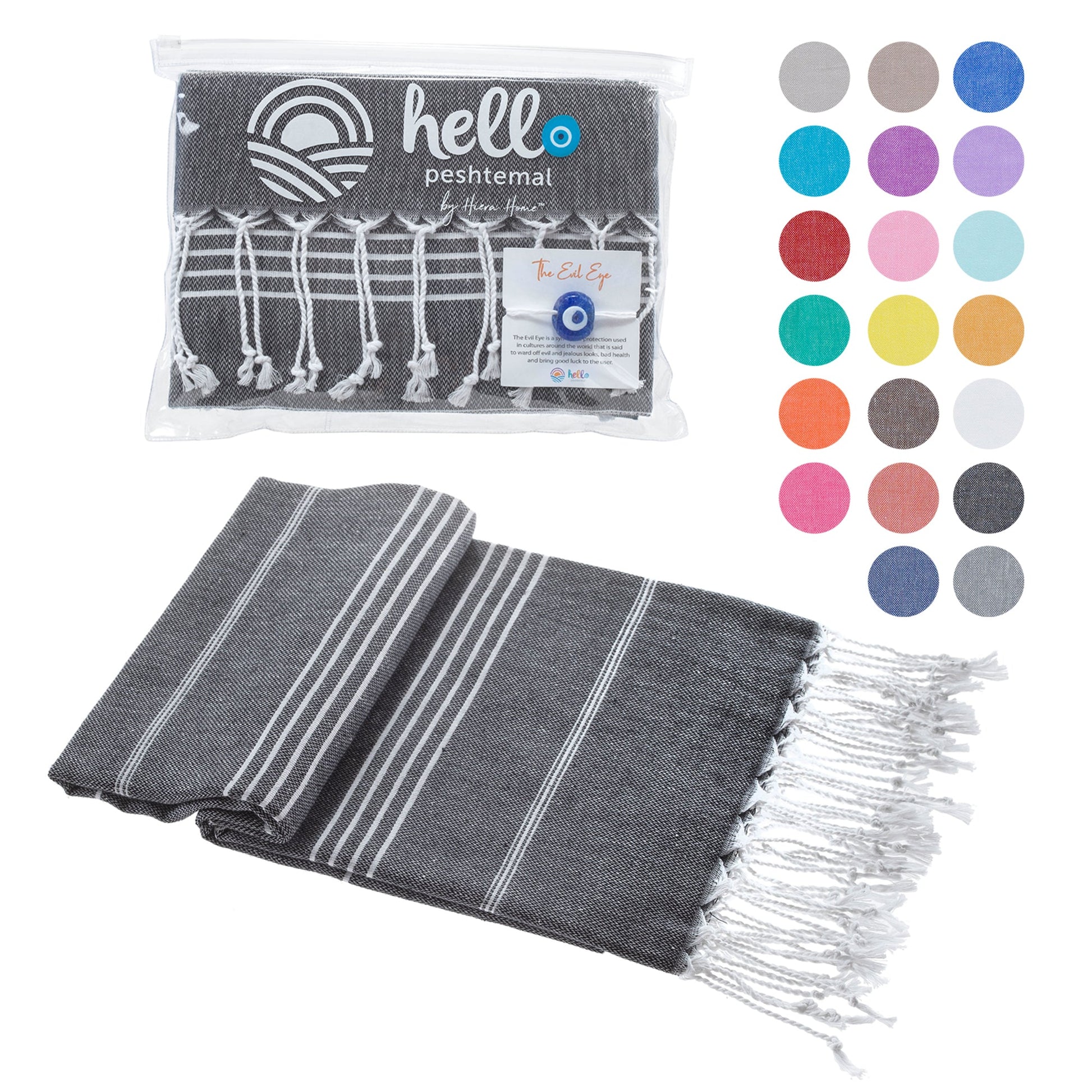 Turkish Cotton Beach Towel, Prewashed, Soft, Absorbent, Quick Dry, Oversized Bath Towels for Bathroom, Pool, Travel, Picnics, Size 39" x 71" - Wear Sierra