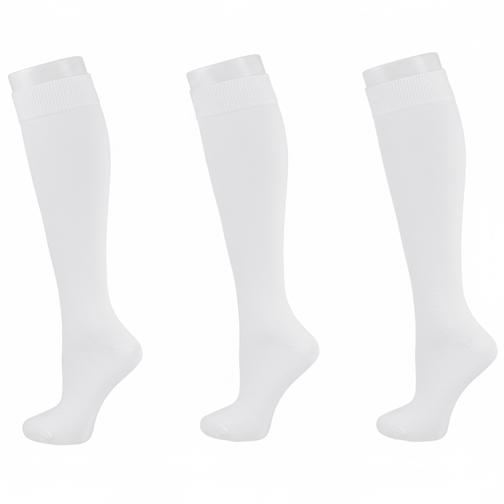 Uniform Knee High Socks for Kids & Women Combed Cotton Knee Highs (3 Pair Packs) - Wear Sierra