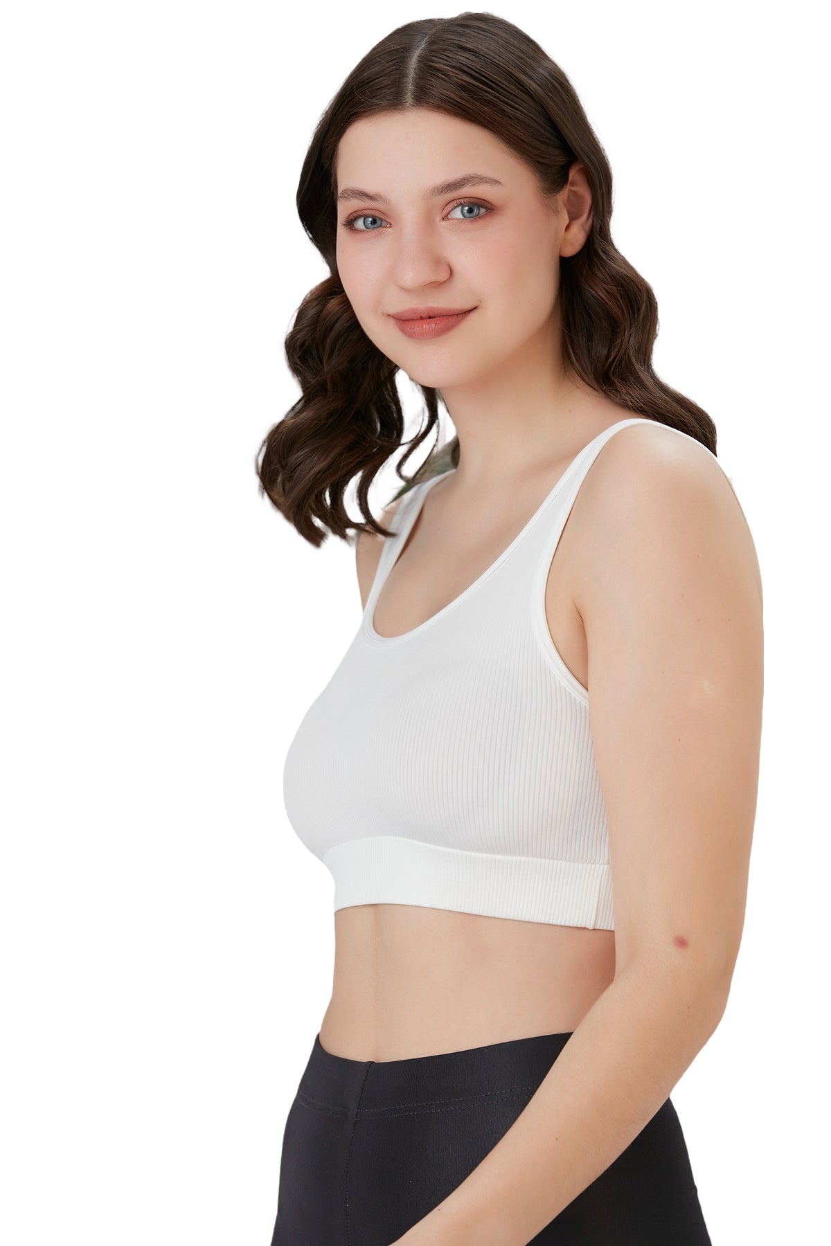 Unlined Juniors' and Women's Bra Top, Comfortable Activewear for Yoga, Walking, Lounging - Wear Sierra