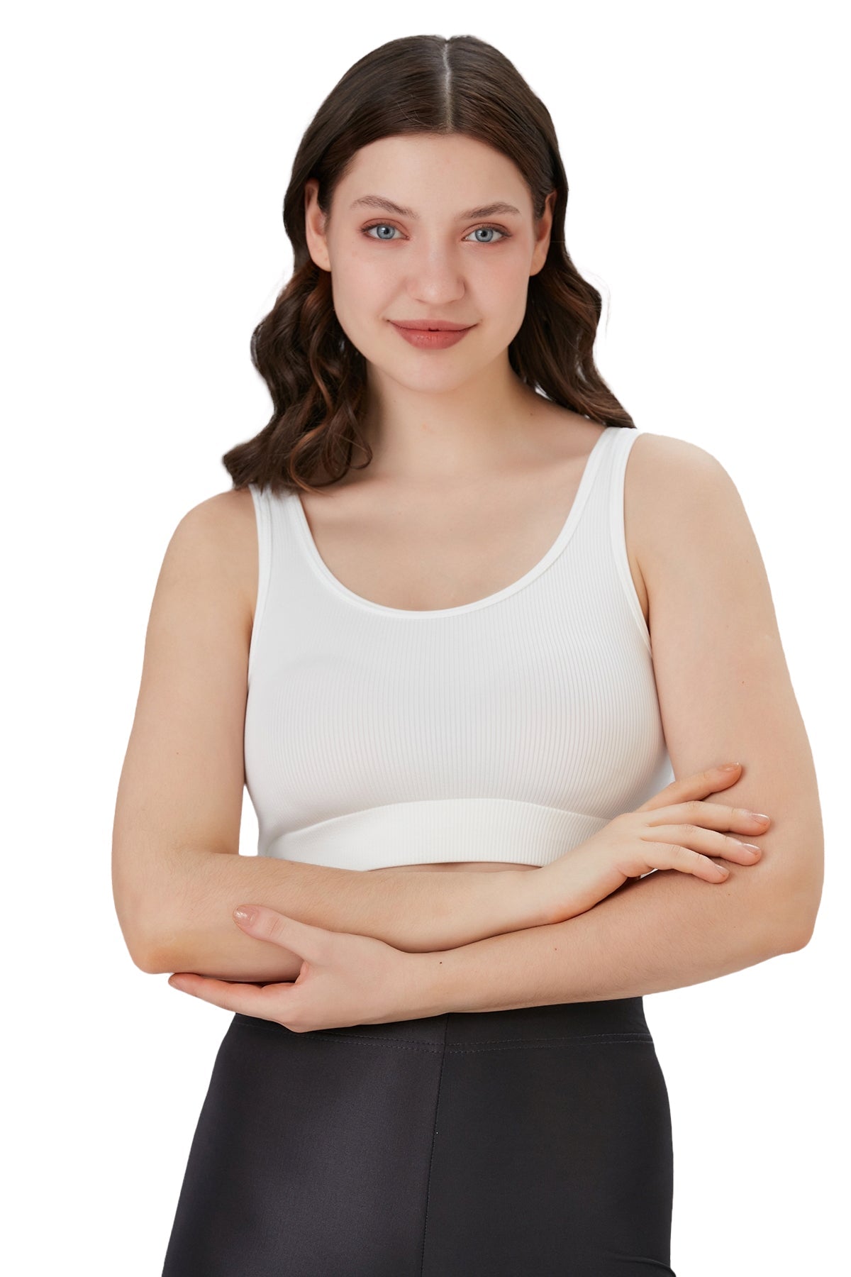 Unlined Juniors' and Women's Bra Top, Comfortable Activewear for Yoga, Walking, Lounging - Wear Sierra