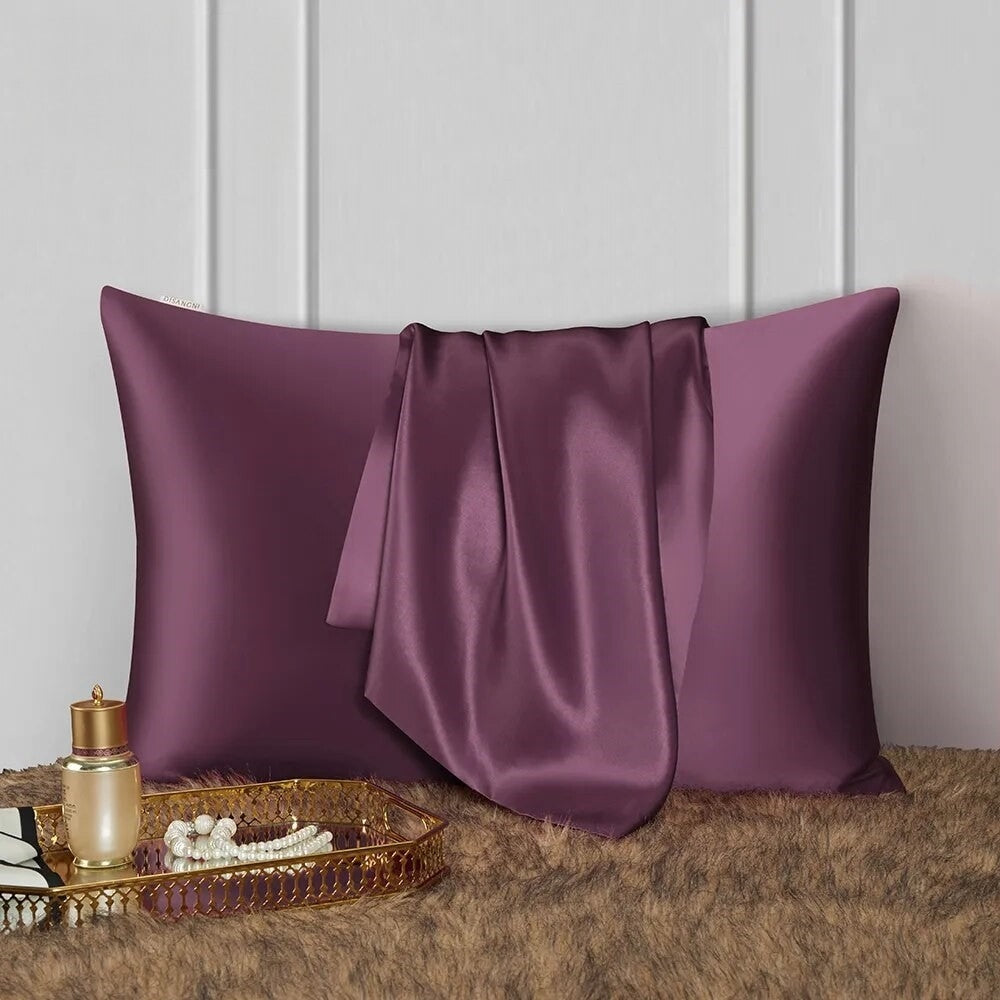 Mulberry Silk King Pillowcase for Healthy Skin and Hair - Natural Cooling Silk 20
