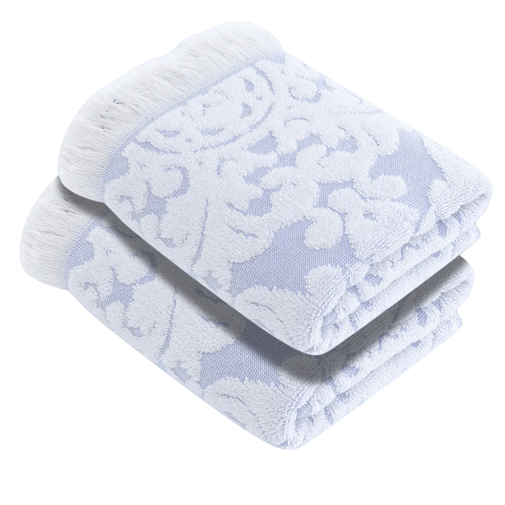 Luxury Turkish Bath Towels, 100% Turkish Cotton, Quick Drying, High Absorbency, Ultra Soft Towels For Home and Bath, Oversized 40"W x 60"L 2-Piece Bath Sheet, Violet Style