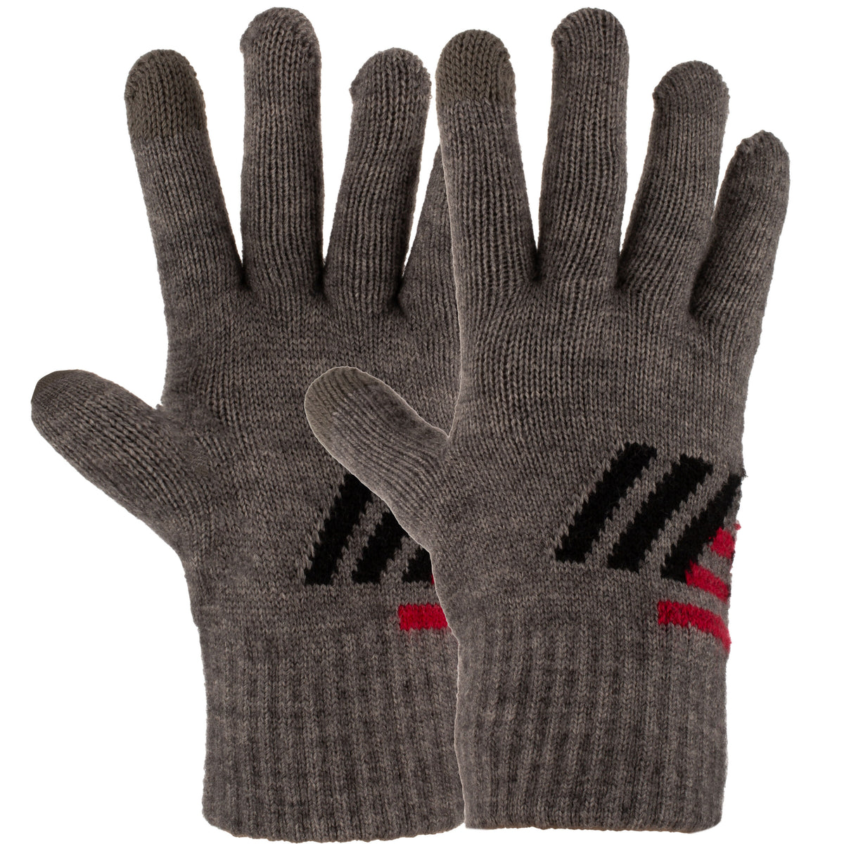 Youth Knit Mittens - Warm Winter Cold Weather Hand Warmers Ages 9-15