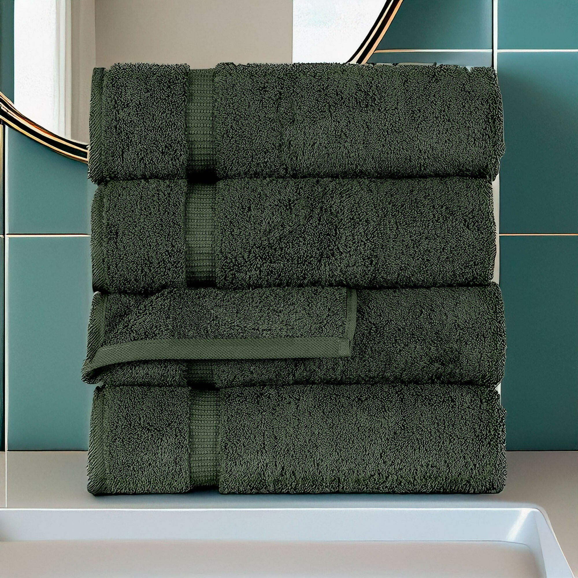 Wear Sierra Hamptons Luxury Turkish Bath Towel, 100% Turkish Cotton, Quick Drying, High Absorbency, Ultra Soft Towels For Home and Spa - Wear Sierra