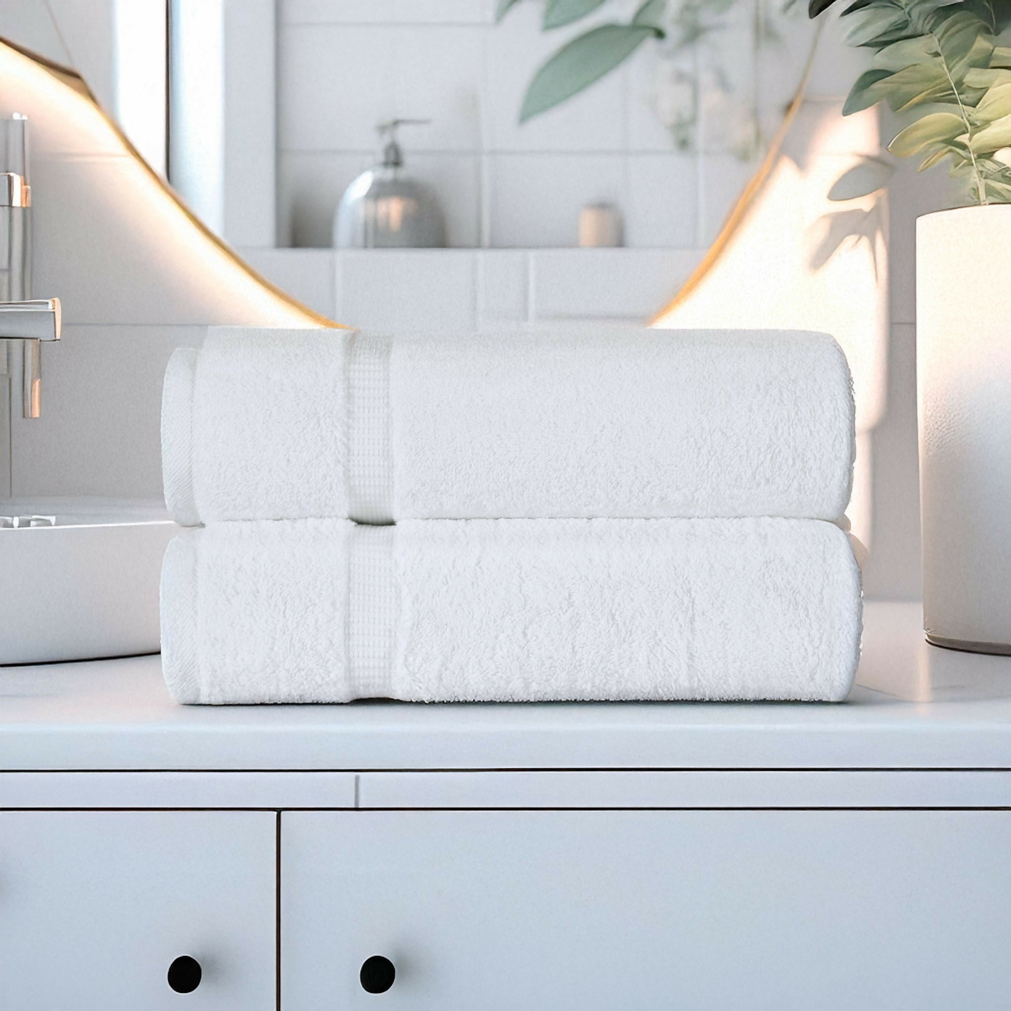 Wear Sierra Hamptons Luxury Turkish Bath Towel, 100% Turkish Cotton, Quick Drying, High Absorbency, Ultra Soft Towels For Home and Spa - Wear Sierra