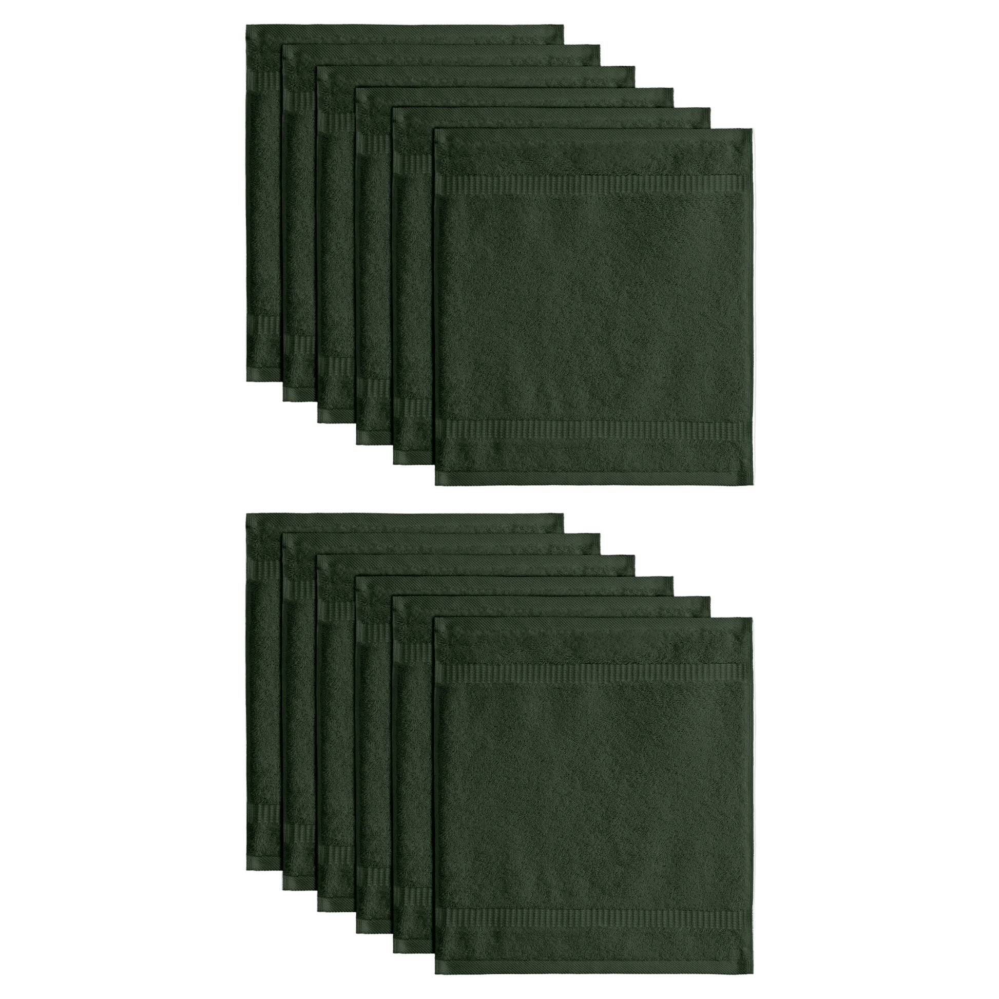 Wear Sierra Hamptons Luxury Turkish Washcloth Set, 100% Turkish Cotton, Quick Drying, High Absorbency, Ultra Soft Towels For Home and Spa - Wear Sierra