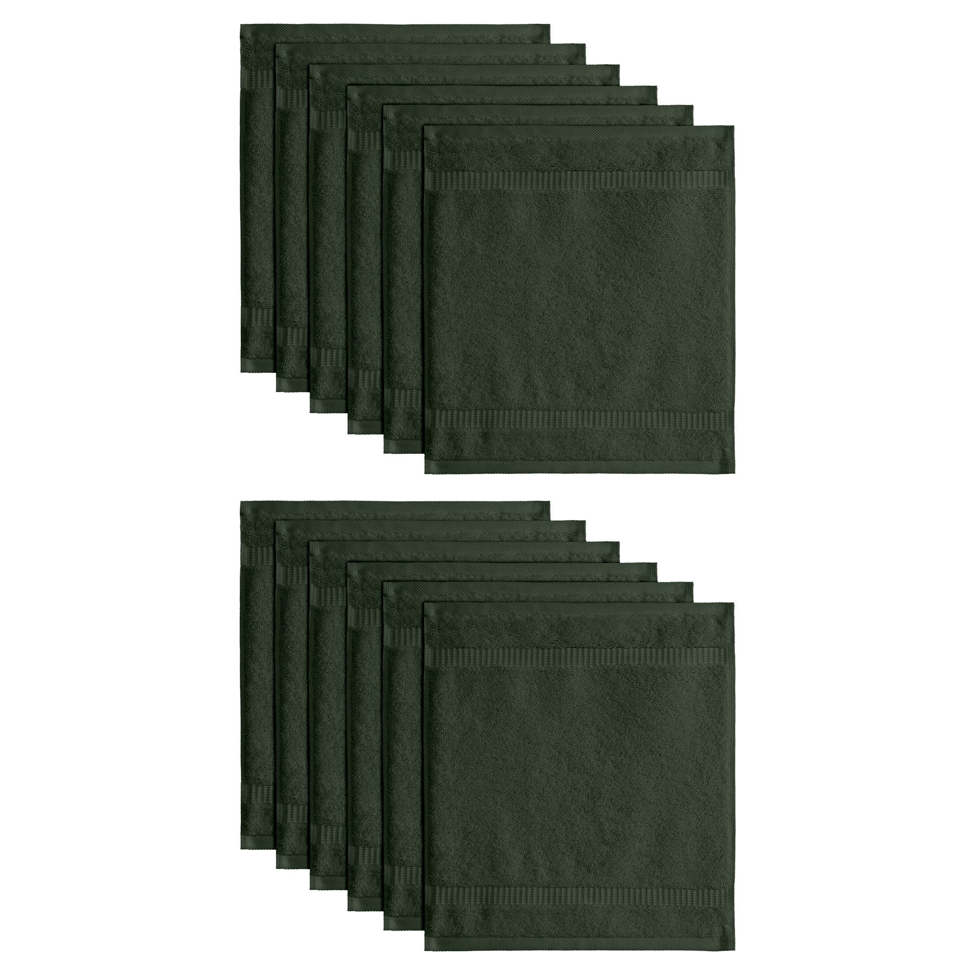 Wear Sierra Hamptons Luxury Turkish Washcloth Set, 100% Turkish Cotton, Quick Drying, High Absorbency, Ultra Soft Towels For Home and Spa - Wear Sierra