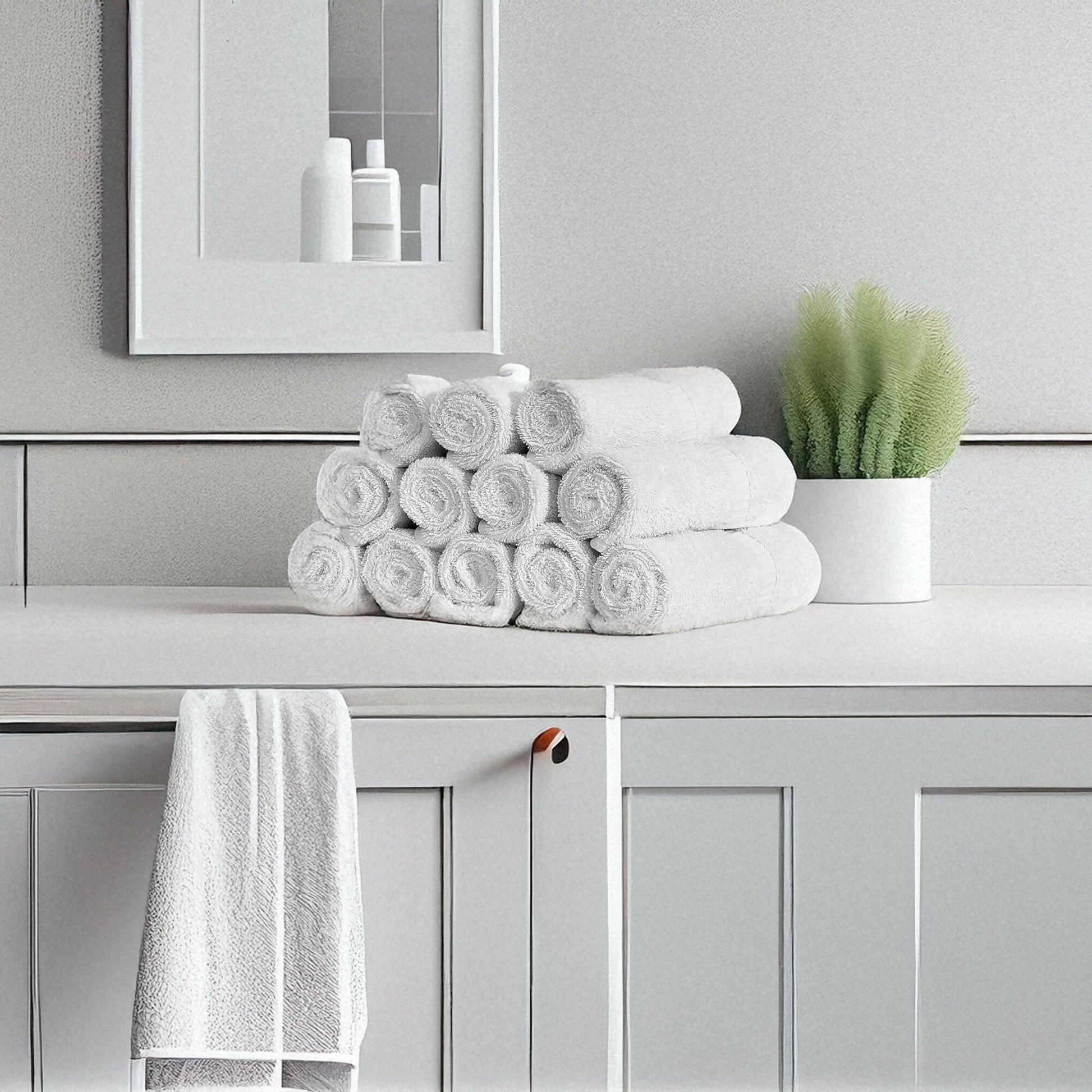 Wear Sierra Hamptons Luxury Turkish Washcloth Set, 100% Turkish Cotton, Quick Drying, High Absorbency, Ultra Soft Towels For Home and Spa - Wear Sierra