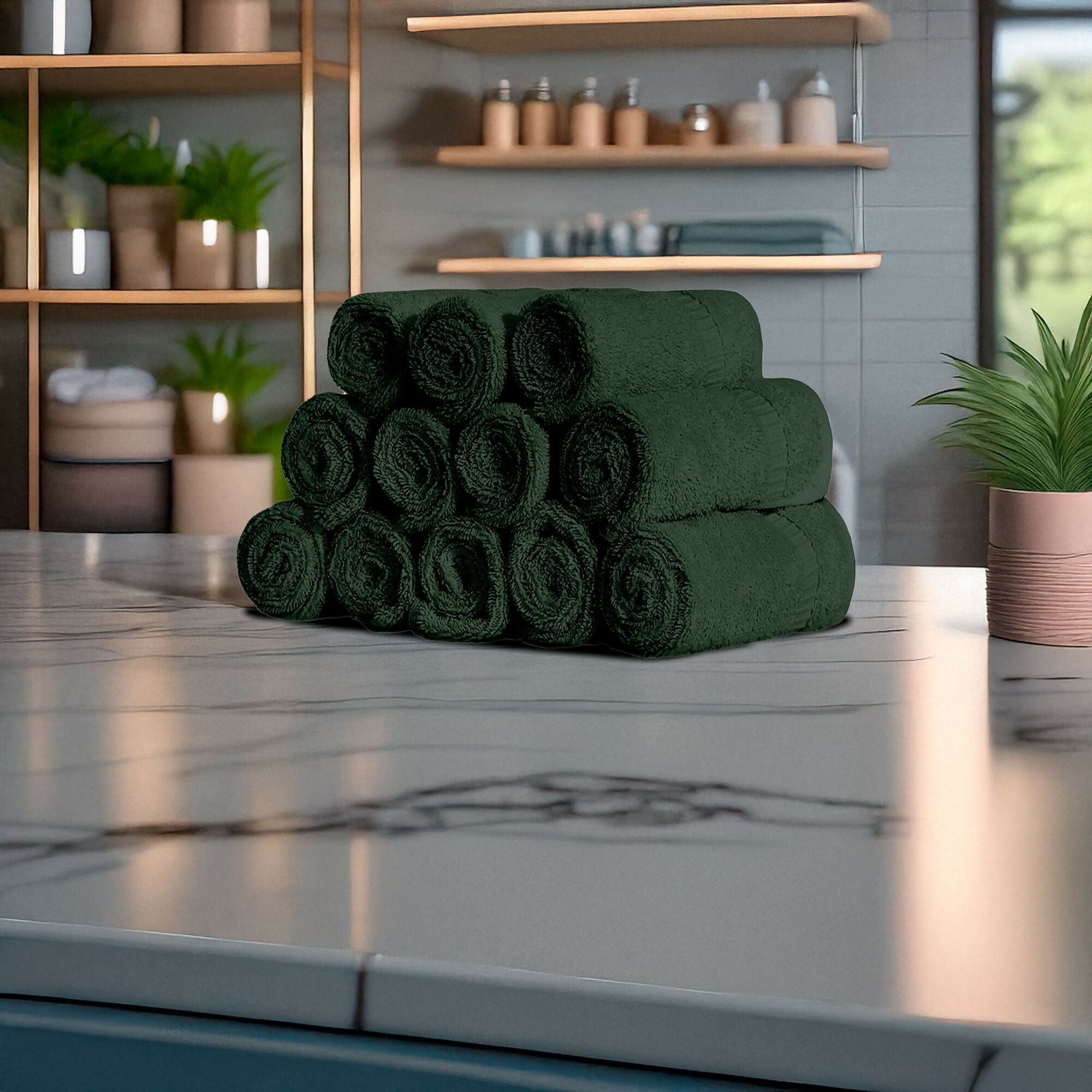 Wear Sierra Hamptons Luxury Turkish Washcloth Set, 100% Turkish Cotton, Quick Drying, High Absorbency, Ultra Soft Towels For Home and Spa - Wear Sierra