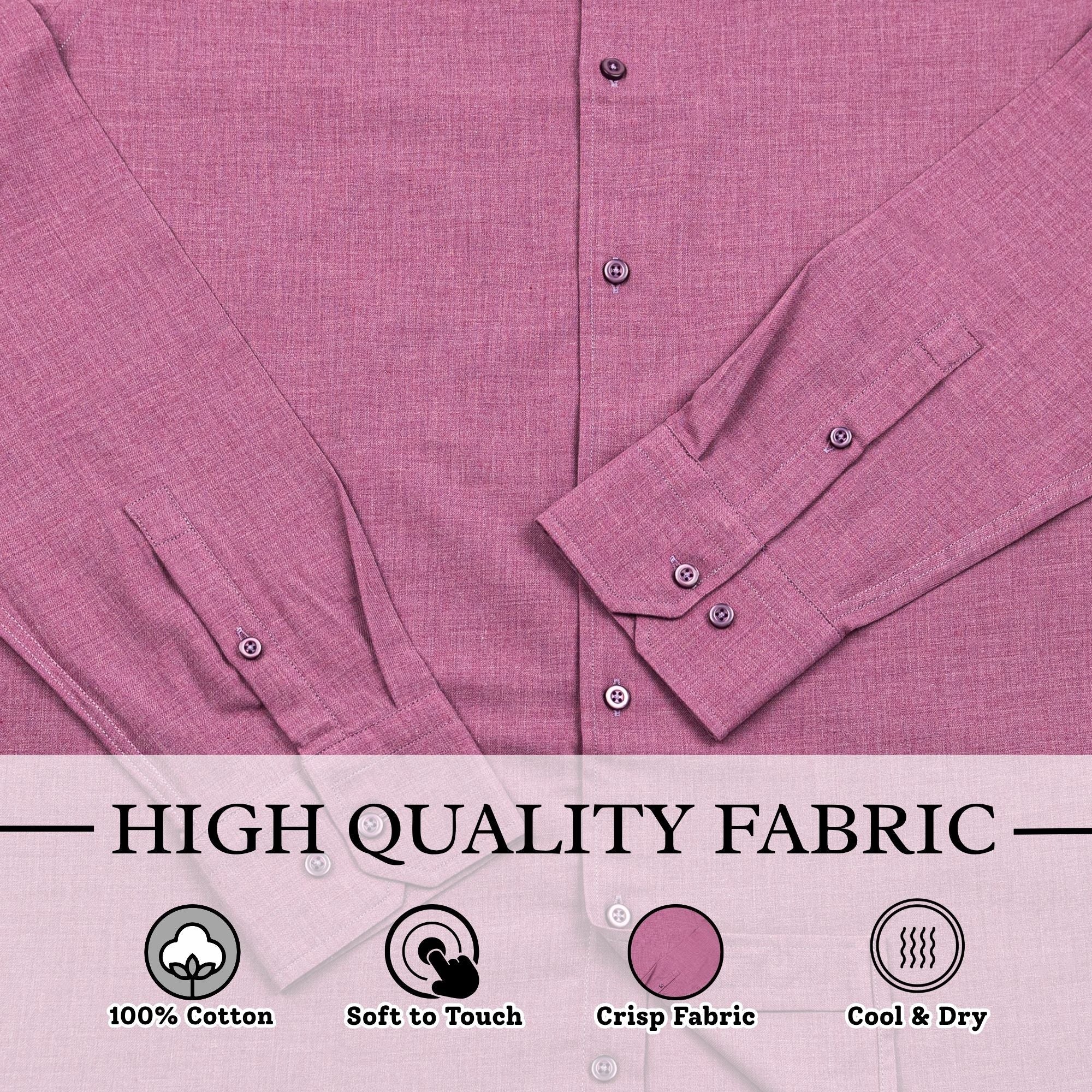 Wear Sierra Top Shelf Men's Cotton Long Sleeve Button Up Shirts in Pink - Wear Sierra