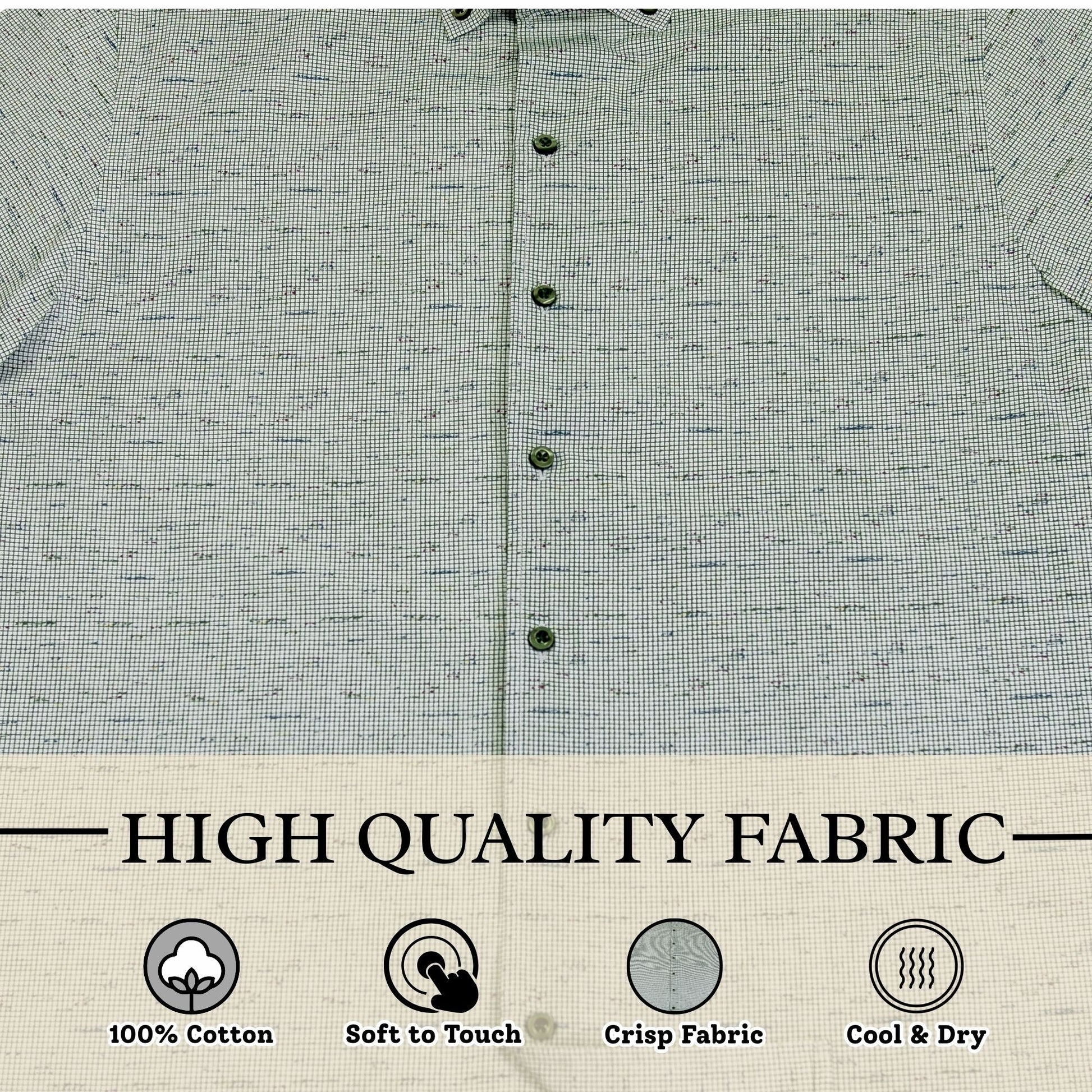 Wear Sierra Top Shelf Men's Linen Short Sleeve Button Down Shirt in Green - Great for Date Nights - Wear Sierra
