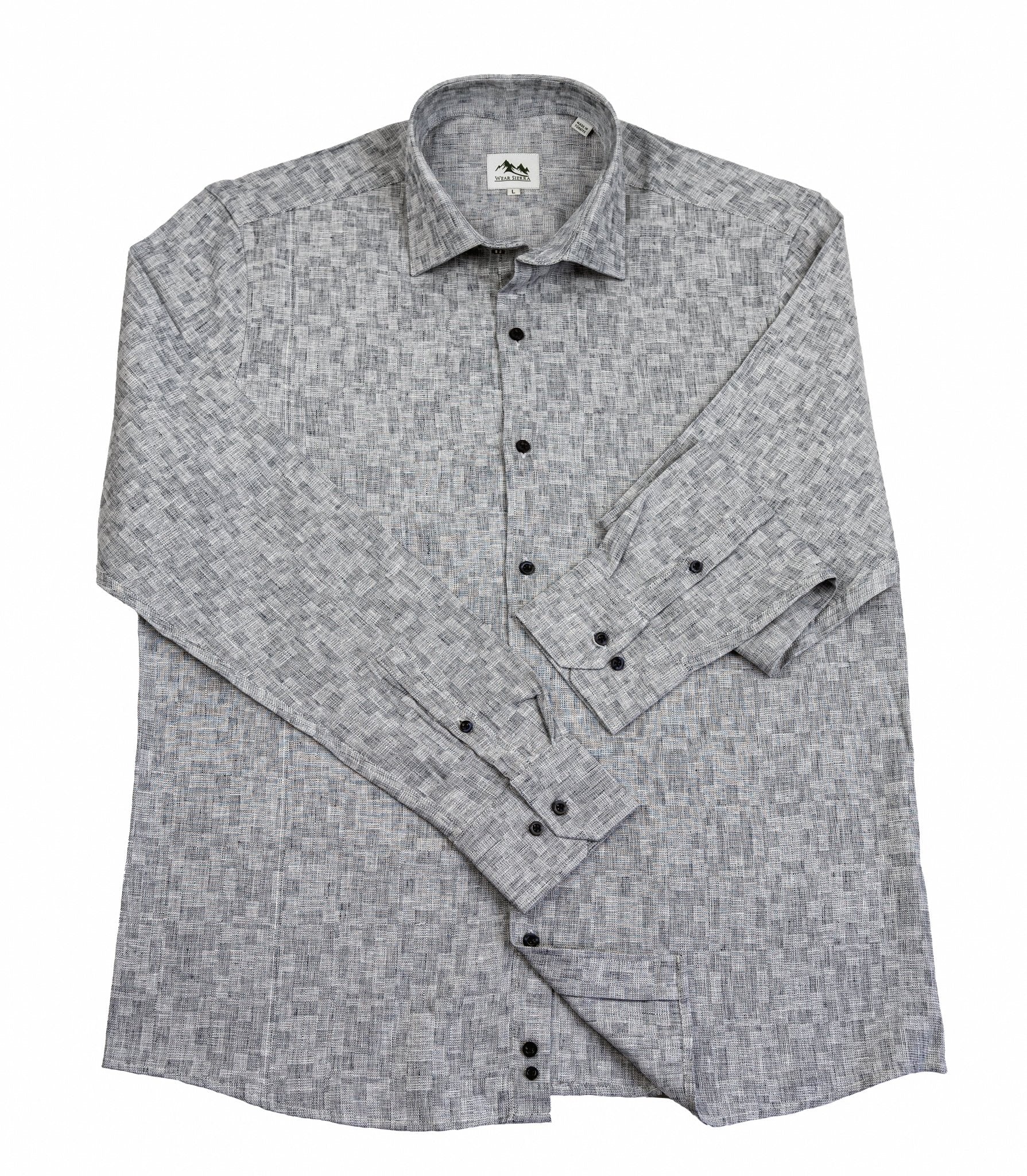 Wear Sierra Top Shelf Men's Turkish Cotton Long Sleeve Button Up Shirt, Casual Friday Shirt for Men - Wear Sierra