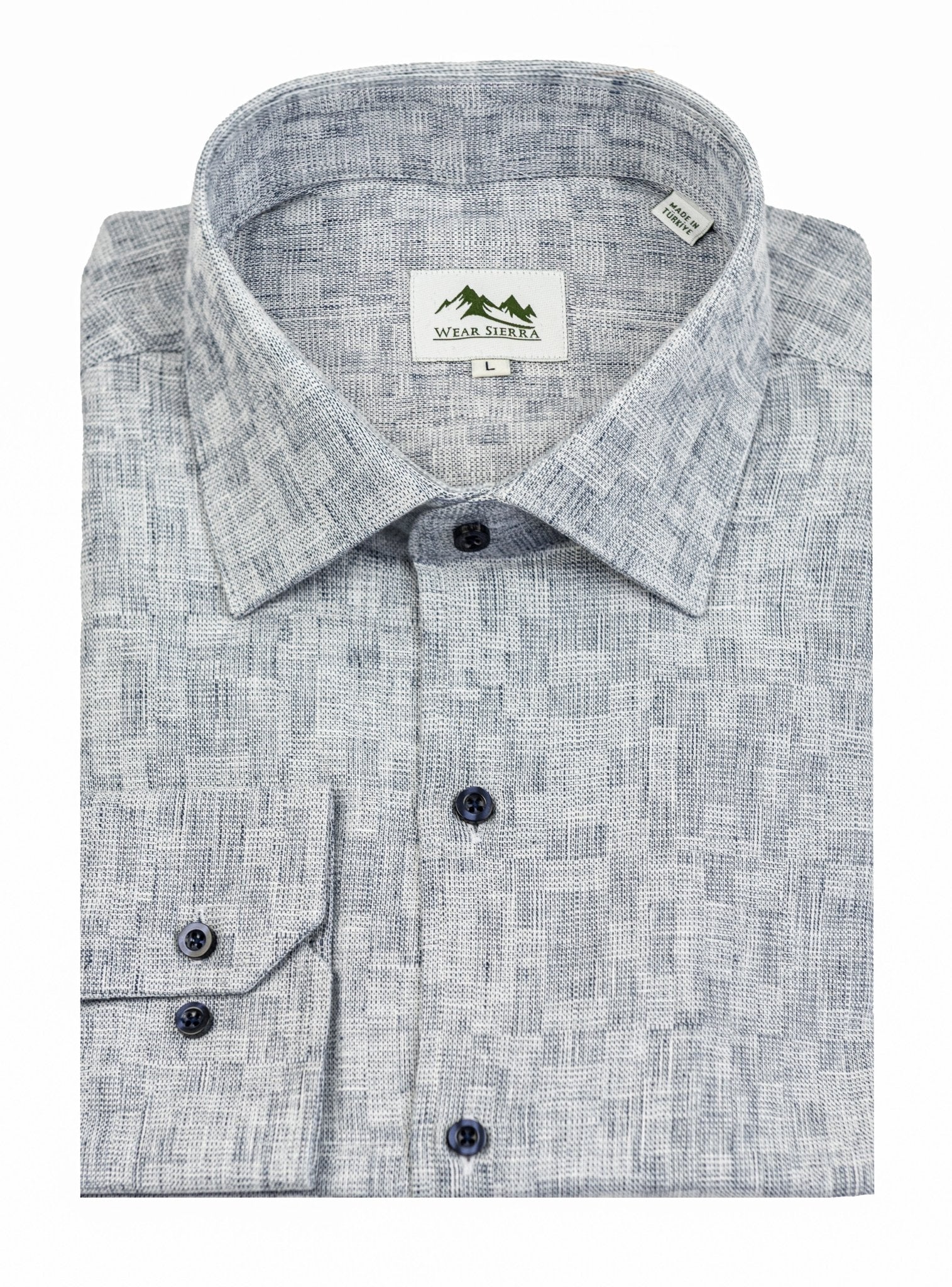 Wear Sierra Top Shelf Men's Turkish Cotton Long Sleeve Button Up Shirt, Casual Friday Shirt for Men - Wear Sierra