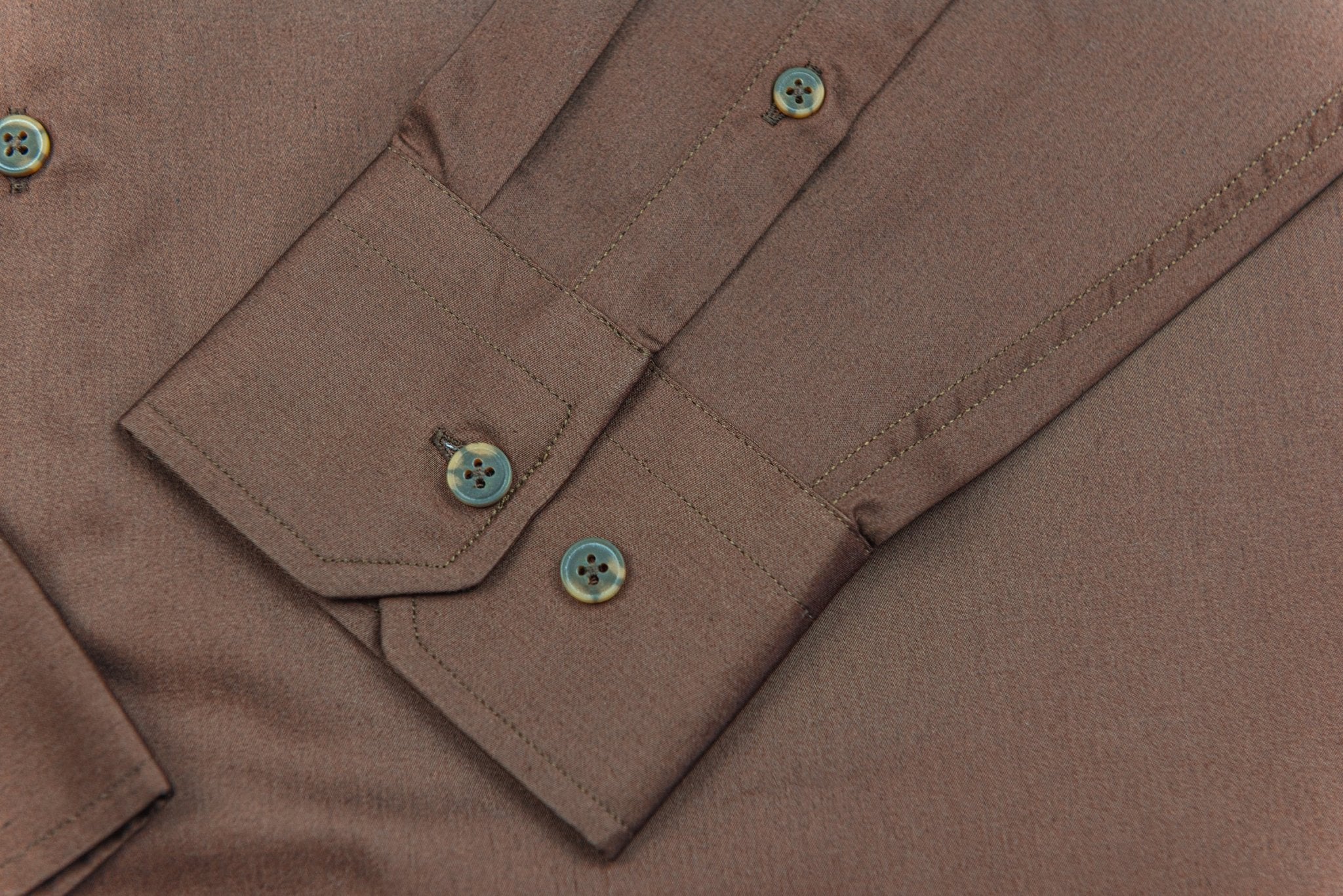 Wear Sierra Top Shelf Men's Turkish Cotton Long Sleeve Button Up Shirt in Brown, Perfect Casual Friday Shirt for Men - Wear Sierra