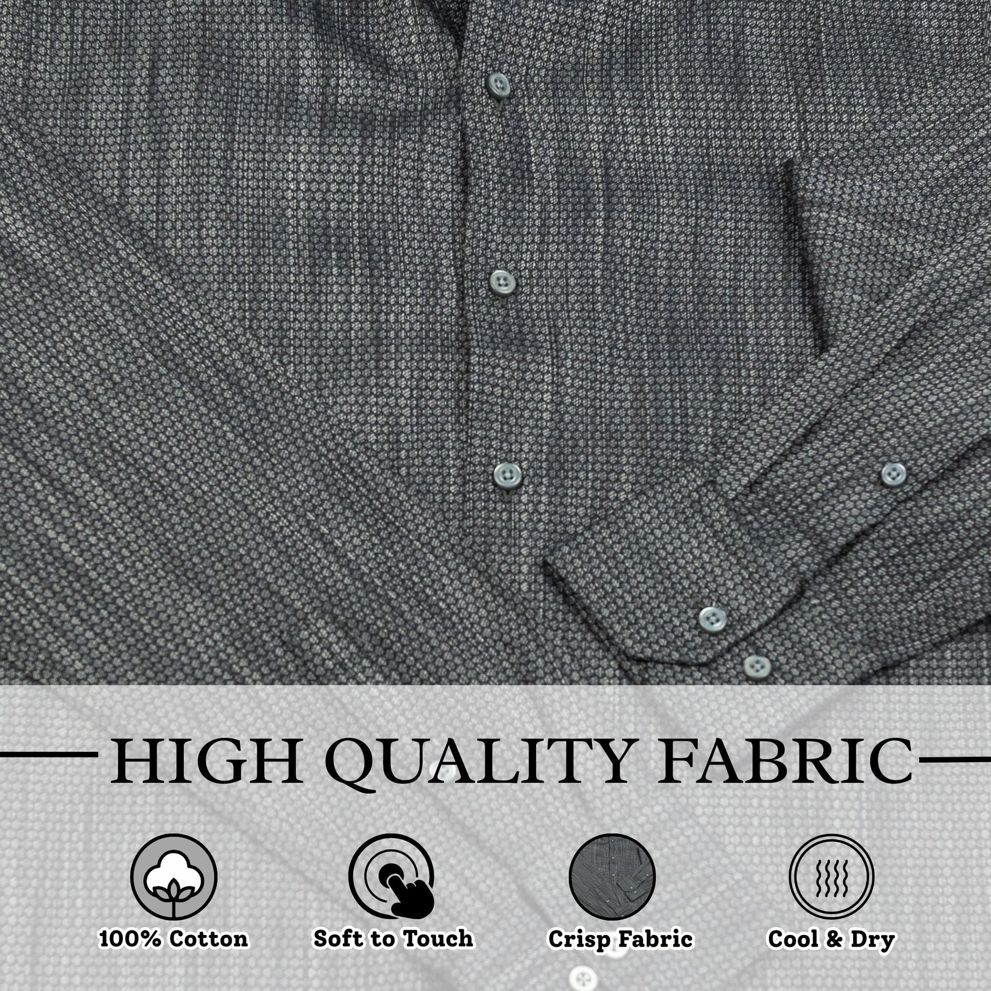 Wear Sierra Top Shelf Turkish Cotton Black Circle, Casual Friday Shirts for Men - Wear Sierra