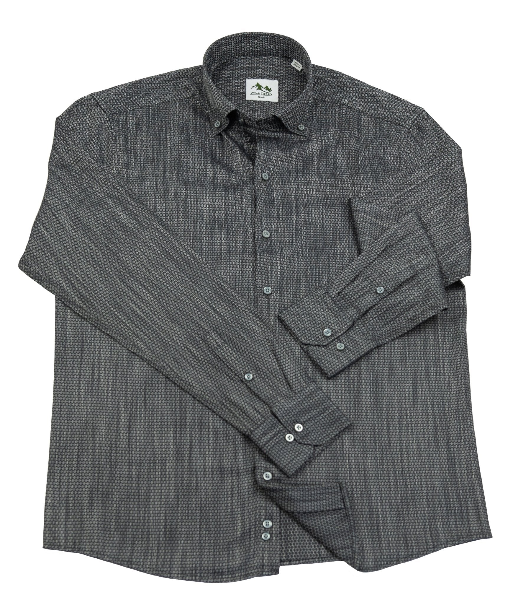 Wear Sierra Top Shelf Turkish Cotton Black Circle, Casual Friday Shirts for Men - Wear Sierra