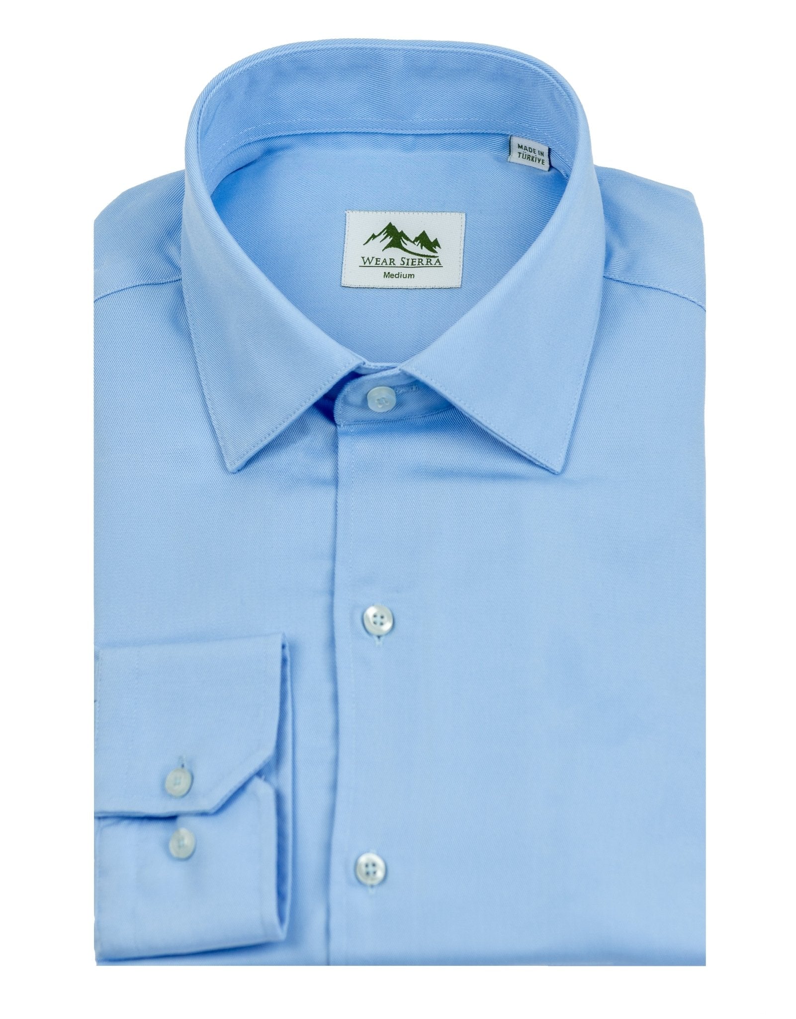 Wear Sierra Top Shelf Turkish Cotton Classic Blue, Casual Friday Shirt for Mens - Wear Sierra