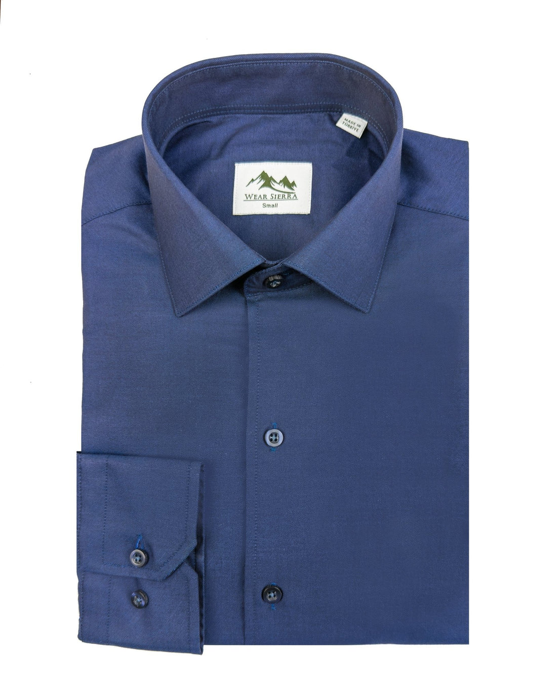 Wear Sierra Top Shelf Turkish Cotton Classic Navy, Casual Friday Shirt for Men - Wear Sierra