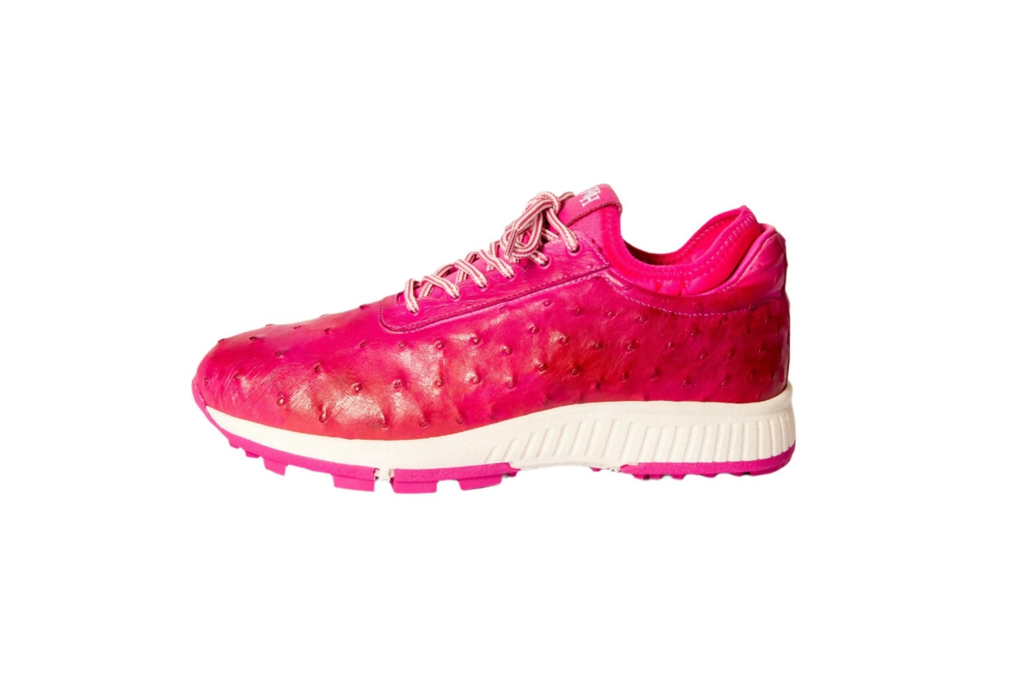 W&H Eagle - Ostrich Skin Women's Golf Shoes in Pink - Wear Sierra