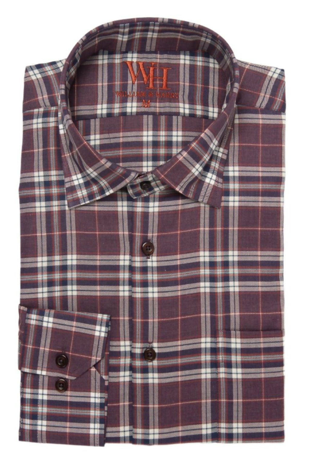 W&H Golf Men's Long Sleeve Button Up Sports Shirts