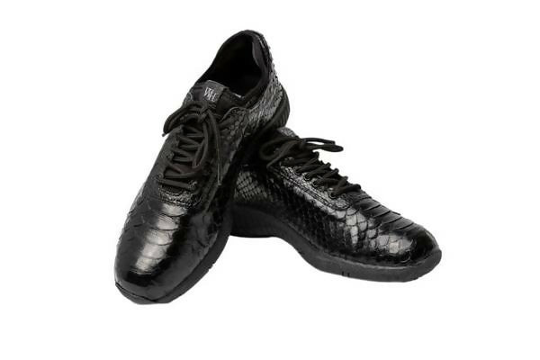W&H Men's Viper - Python Golf Shoes in Black - Wear Sierra