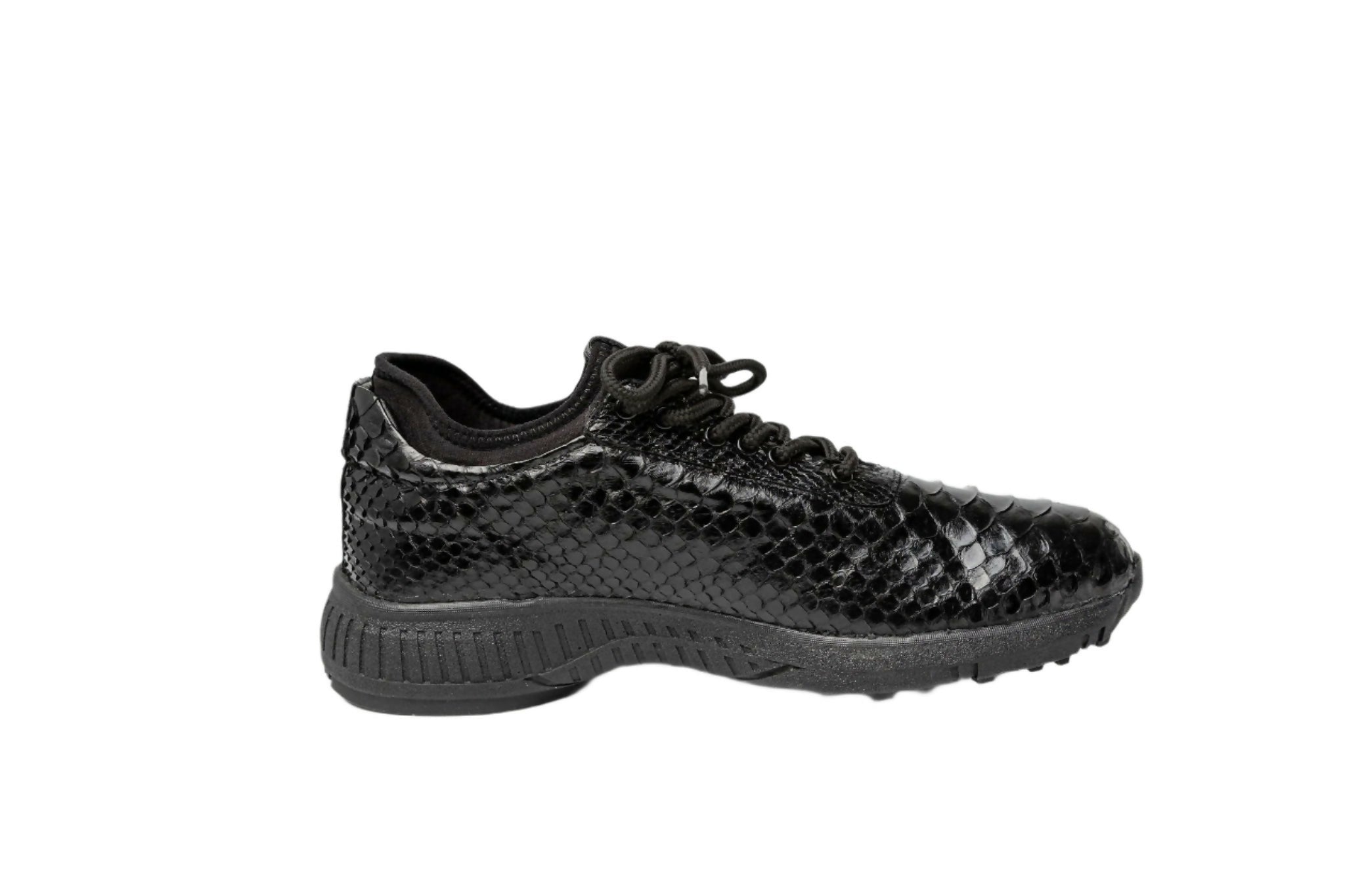 W&H Men's Viper - Python Golf Shoes in Black - Wear Sierra