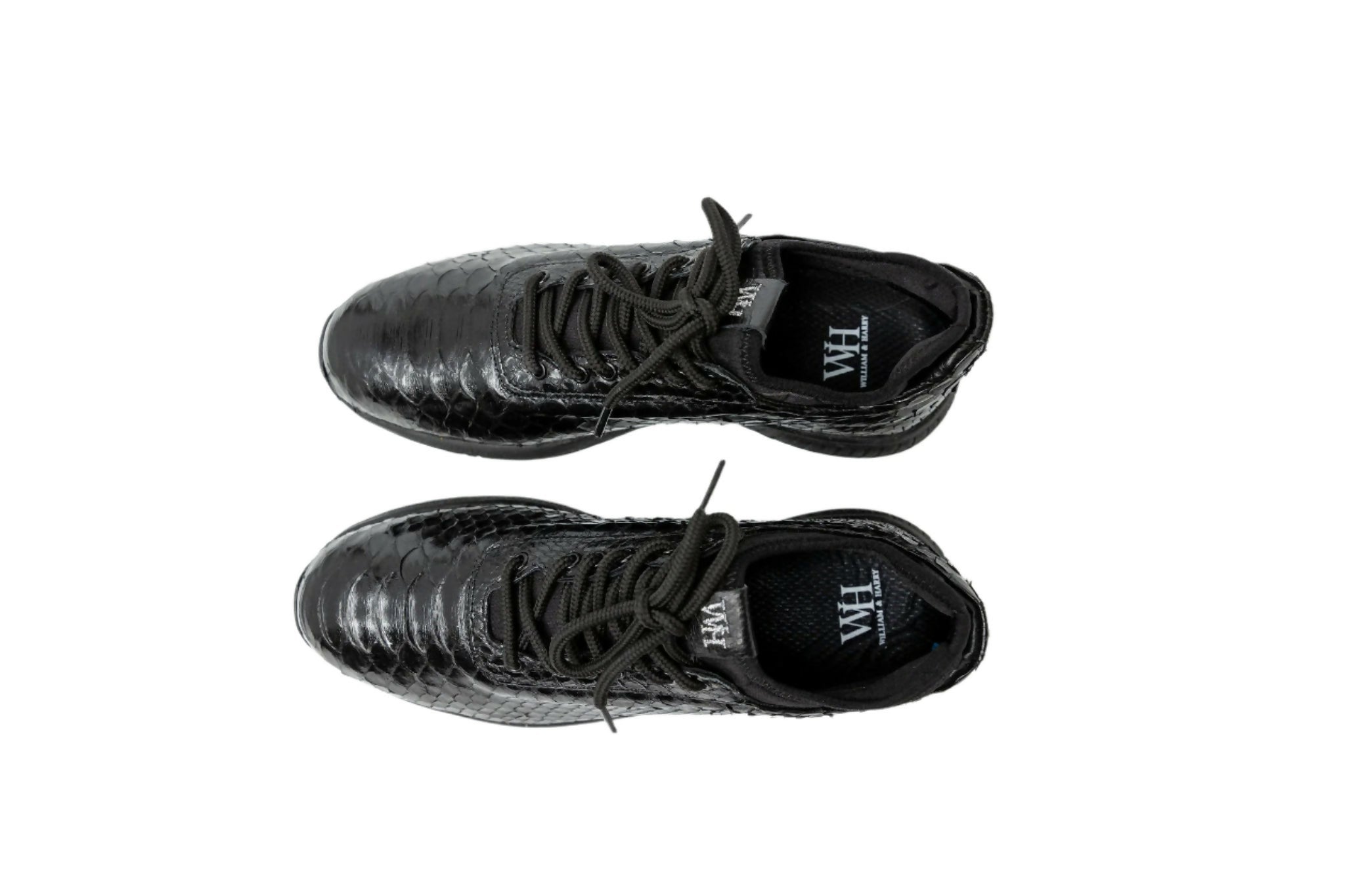 W&H Men's Viper - Python Golf Shoes in Black - Wear Sierra