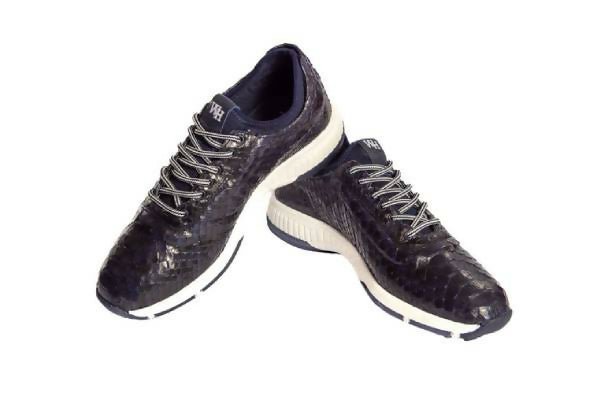 W&H Men's Viper Python Golf Shoes in Navy - Wear Sierra