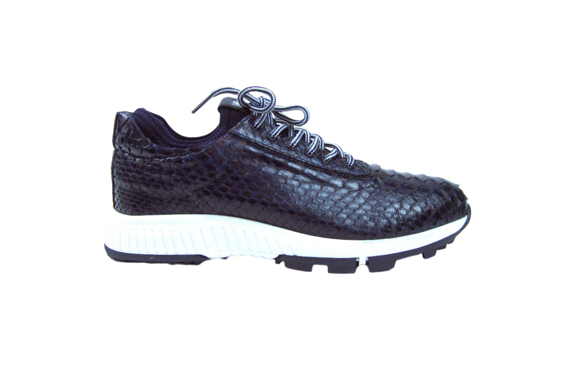 W&H Men's Viper Python Golf Shoes in Navy - Wear Sierra