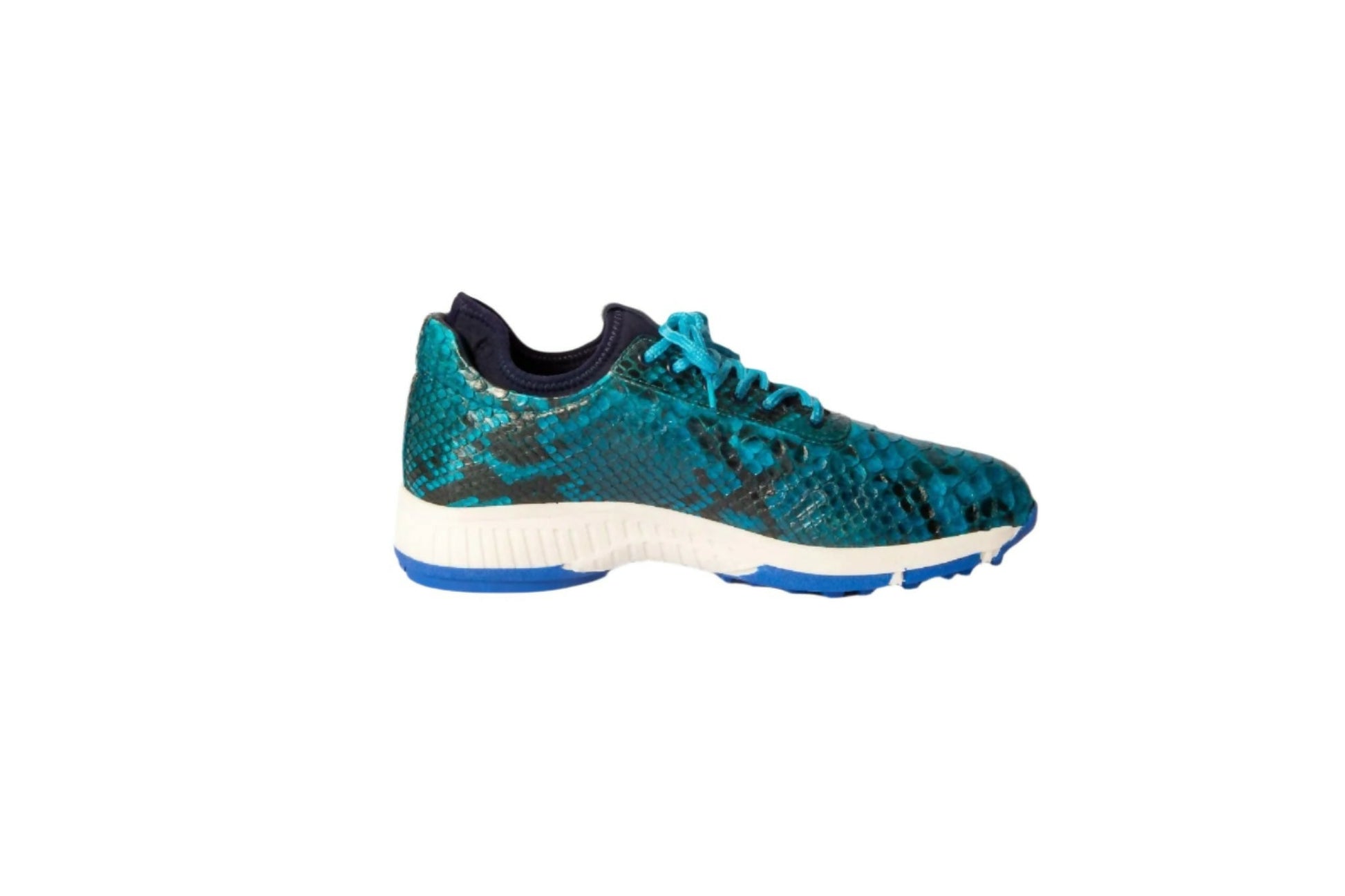 W&H Men's Viper - Python Golf Shoes in Teal - Wear Sierra