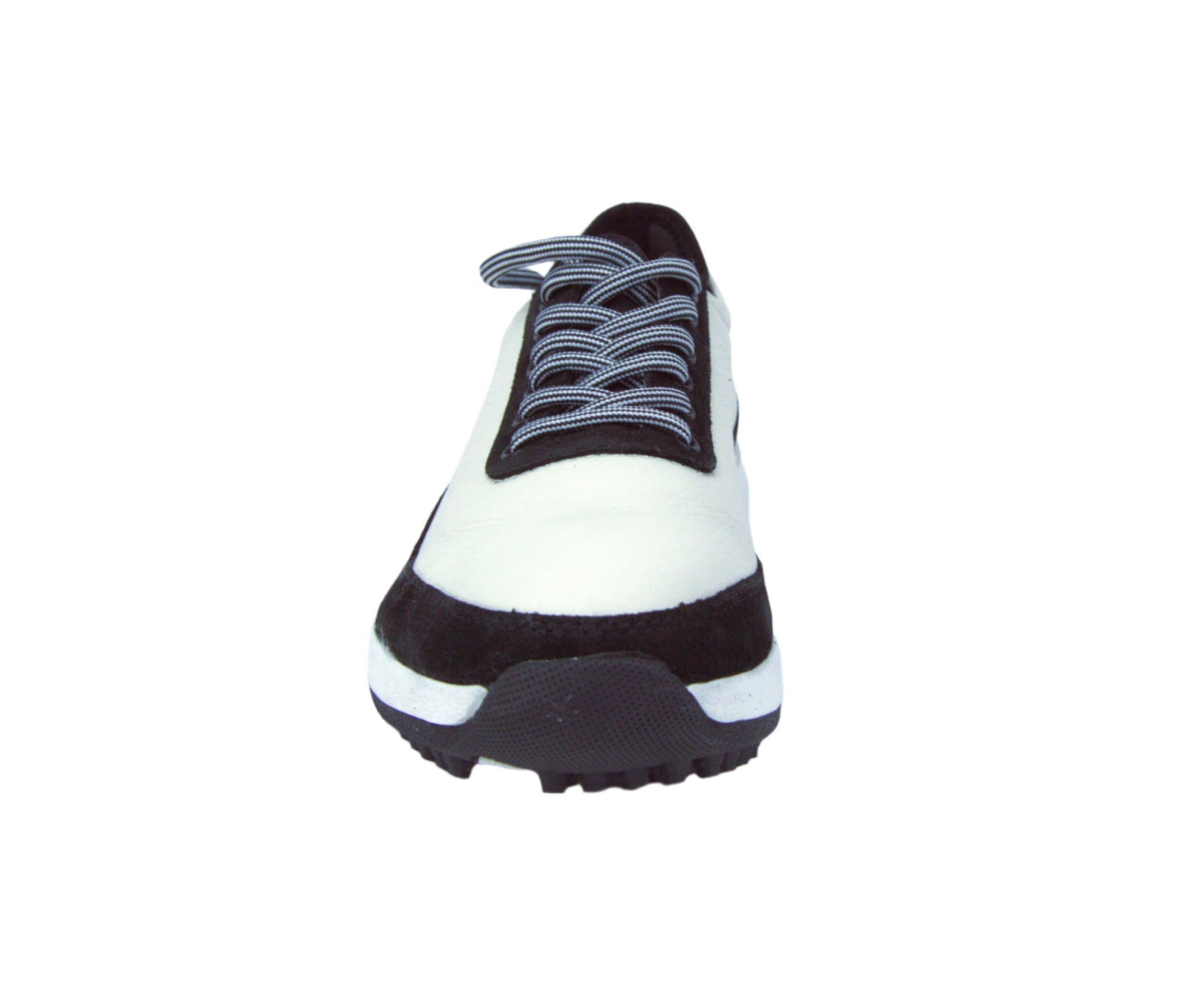 W&H Suede Black/White - Original Design Signature Golf Shoes for Women - CLEARANCE - Wear Sierra