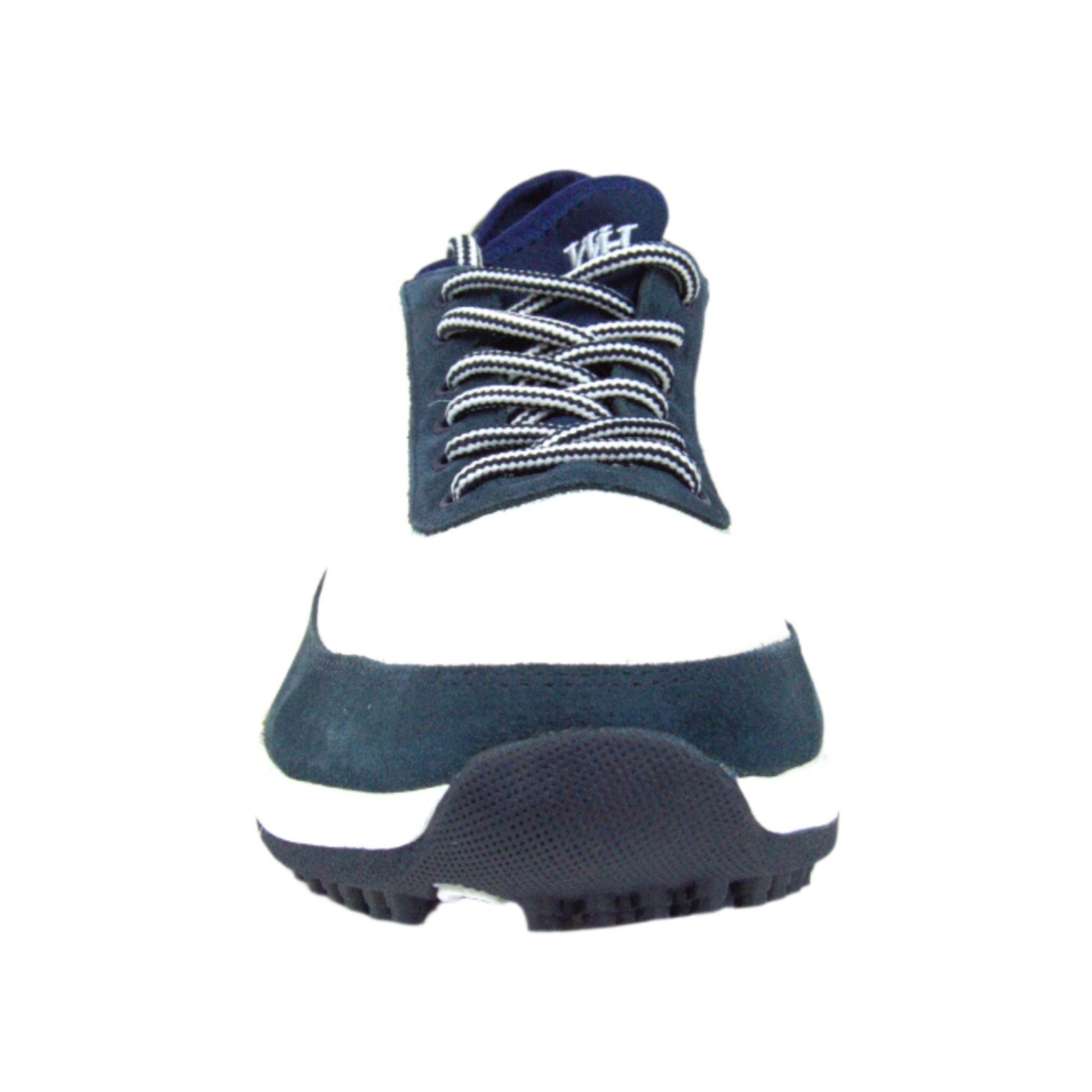 W&H Suede Navy & White - Original Design Signature Golf Shoes for Men - CLEARANCE - Wear Sierra