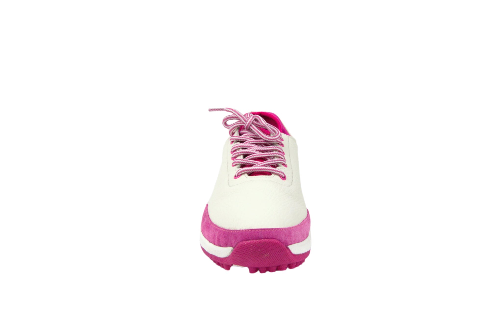 W&H Suede Pink/White - Original Design Signature Golf Shoes for Women - CLEARANCE - Wear Sierra