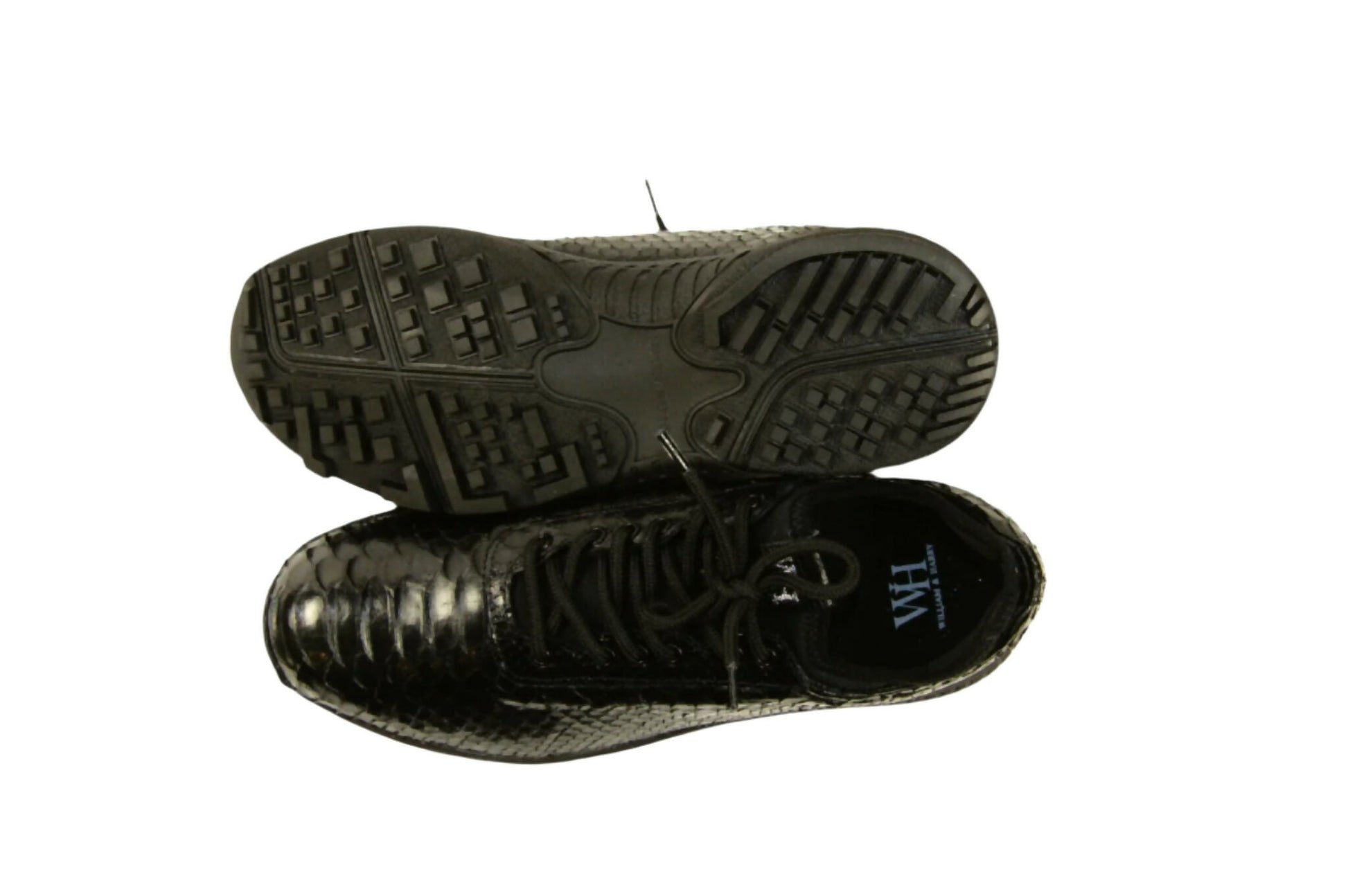 W&H Viper - Python Women's Golf Shoes in All Black - Wear Sierra