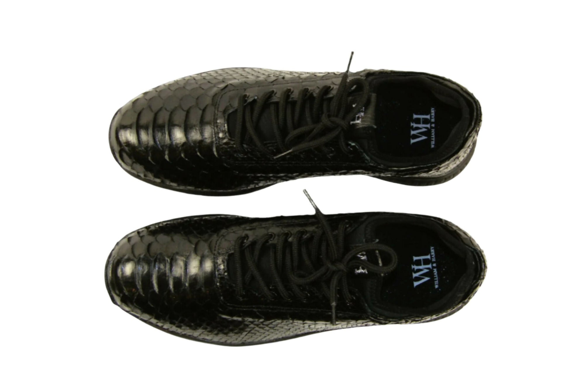 W&H Viper - Python Women's Golf Shoes in All Black - Wear Sierra