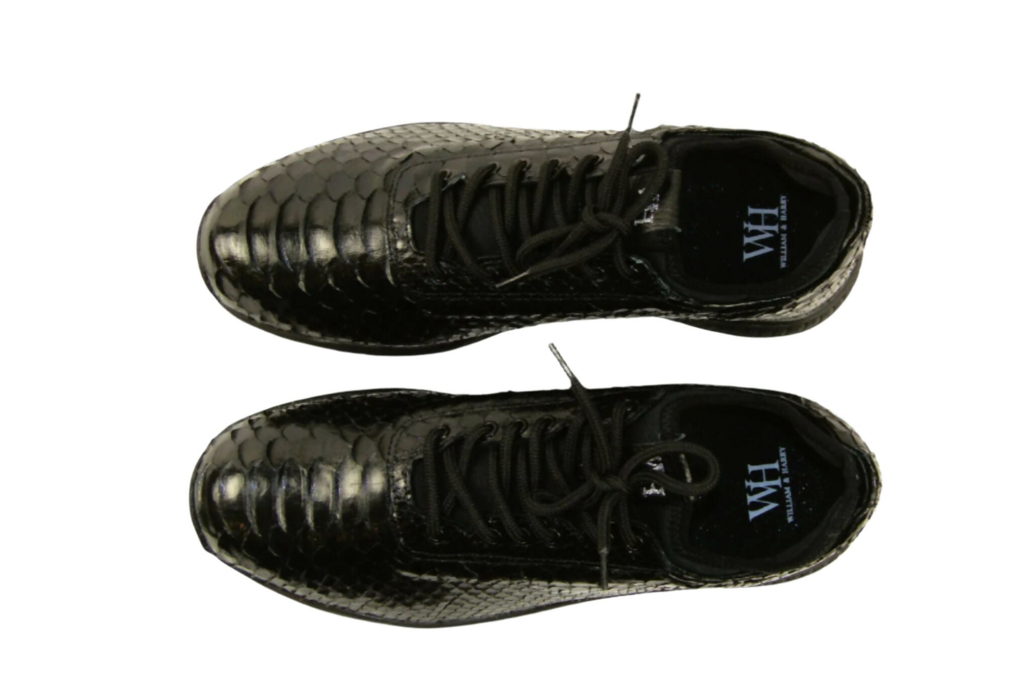 W&H Viper - Python Women's Golf Shoes in All Black - Wear Sierra