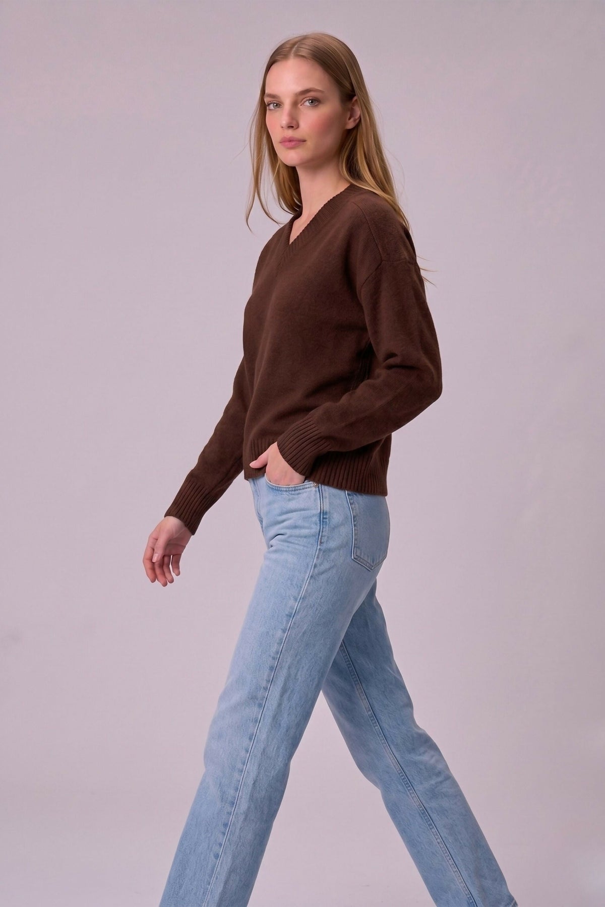Women's V-Neck Sweater