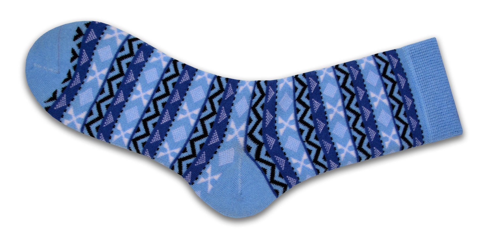 Women's Acrylic Fairisle Style Crew Socks - Available in 2 Pair Packs - Wear Sierra