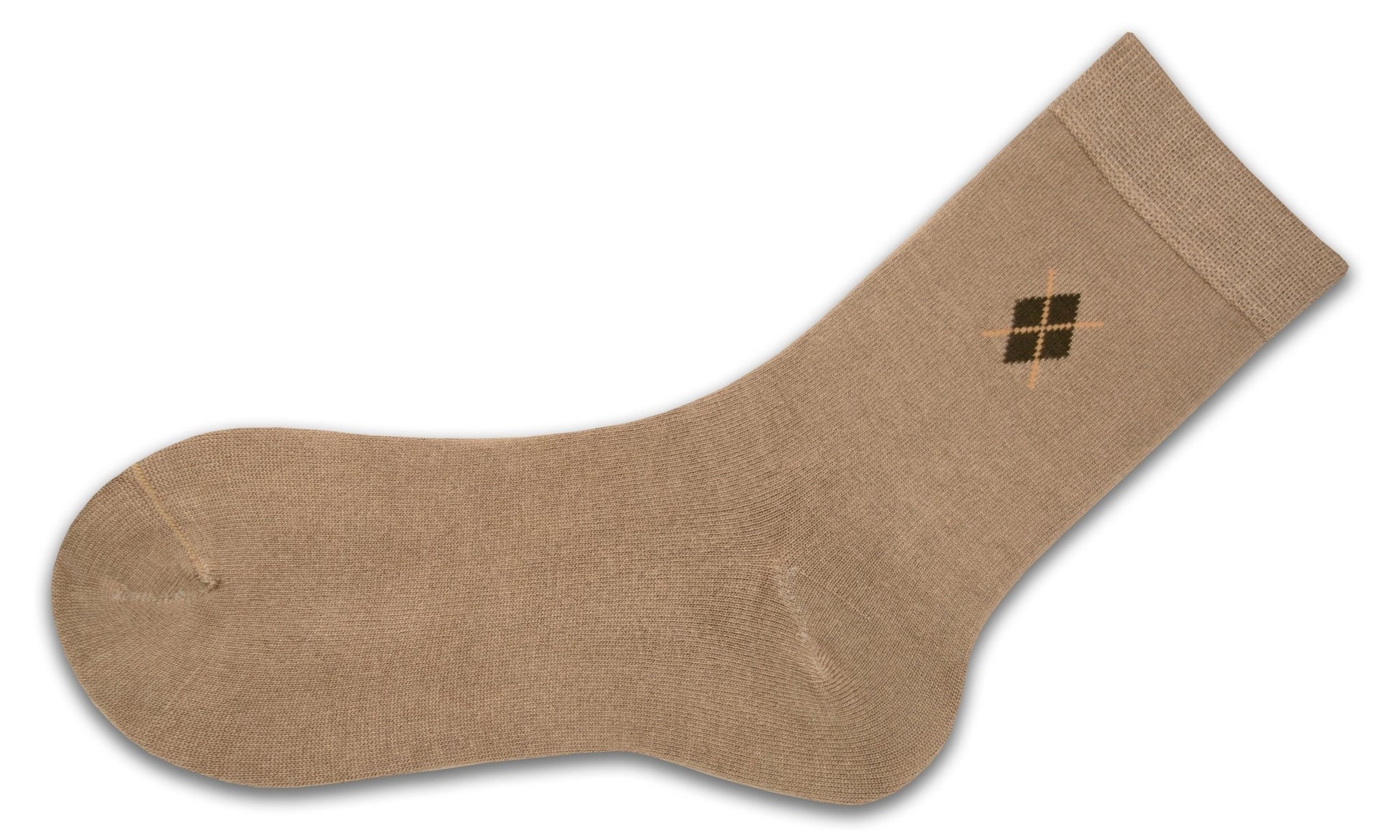 Women's Argyle Pattern Rayon Crew Super Soft Socks - Wear Sierra