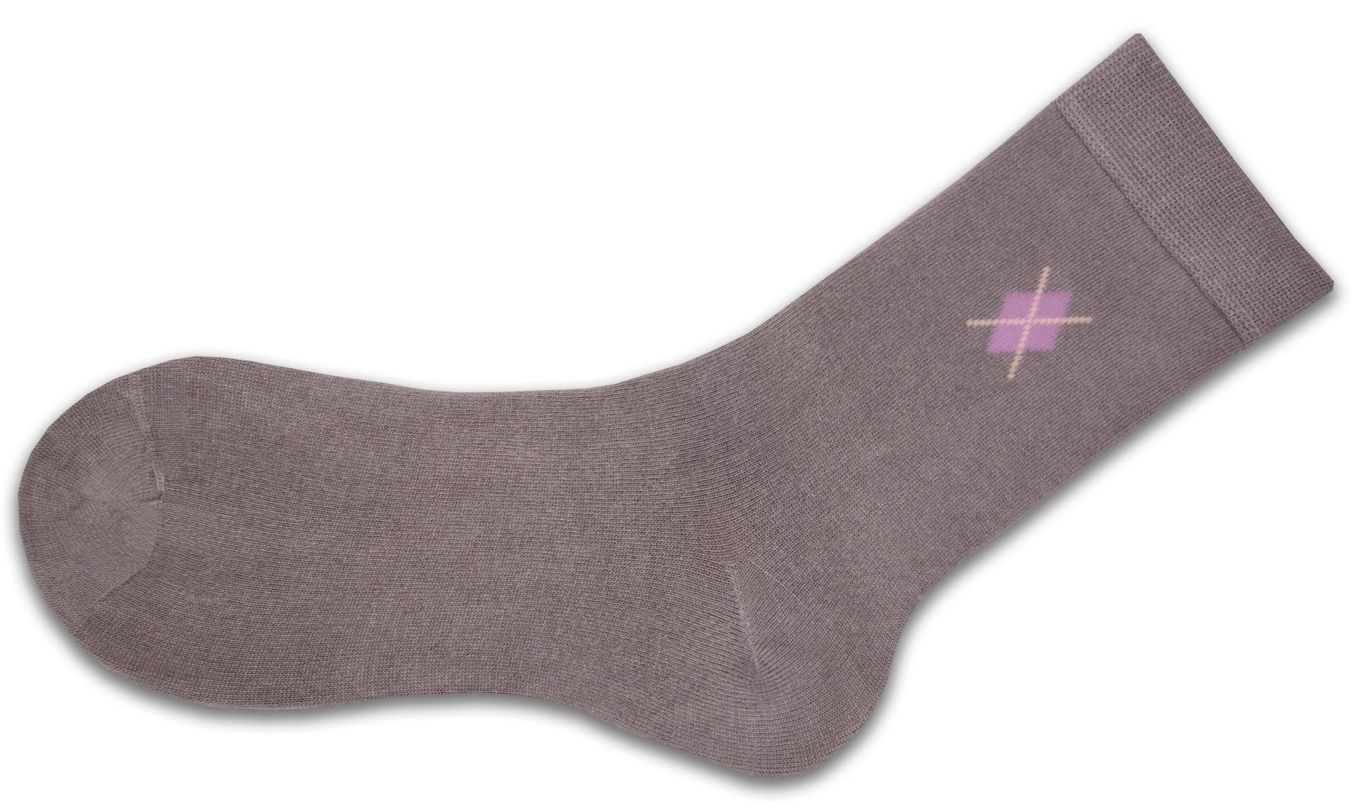 Women's Argyle Pattern Rayon Crew Super Soft Socks - Wear Sierra