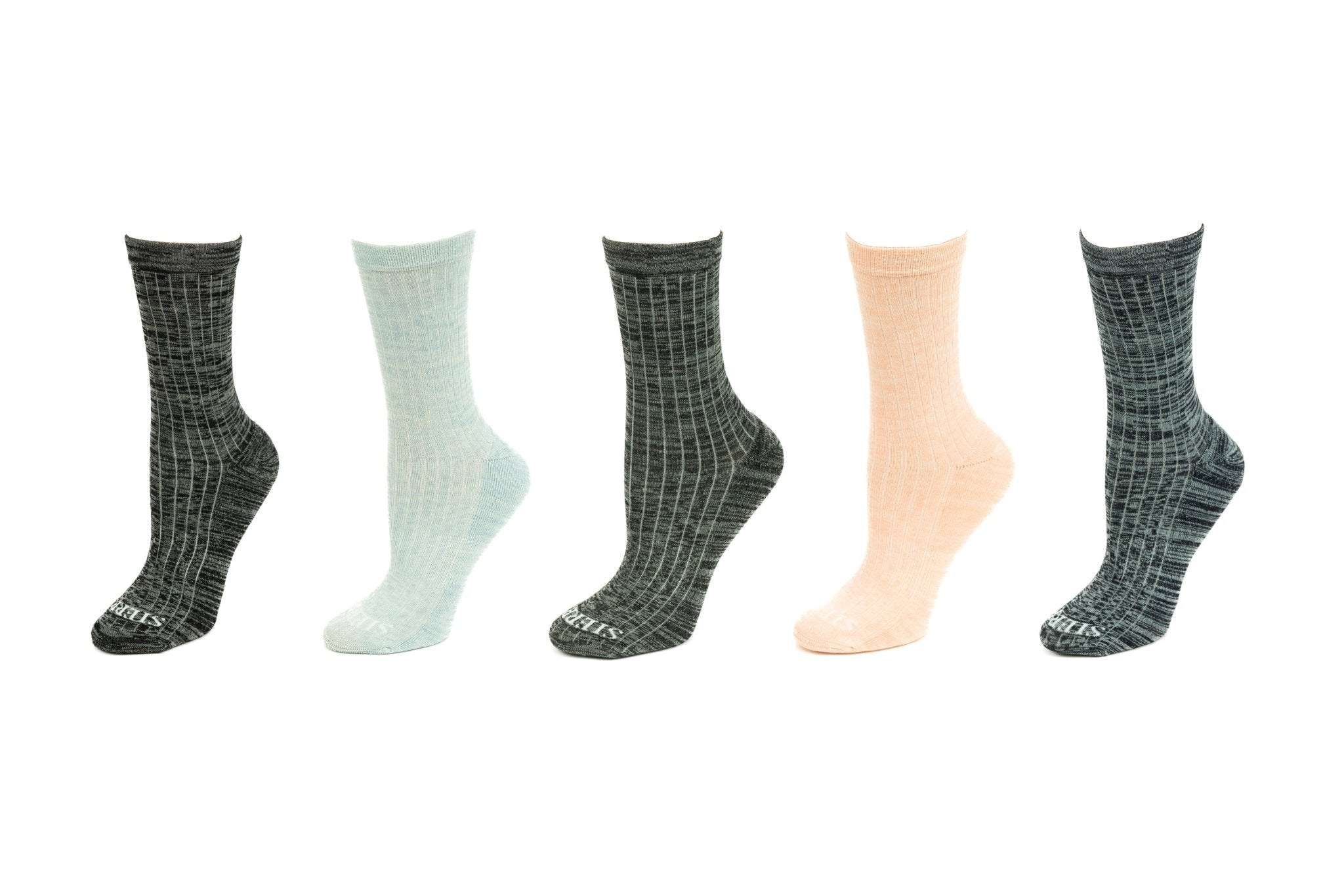 Women's Bamboo Crew Performance Socks with Arch Support - Wear Sierra