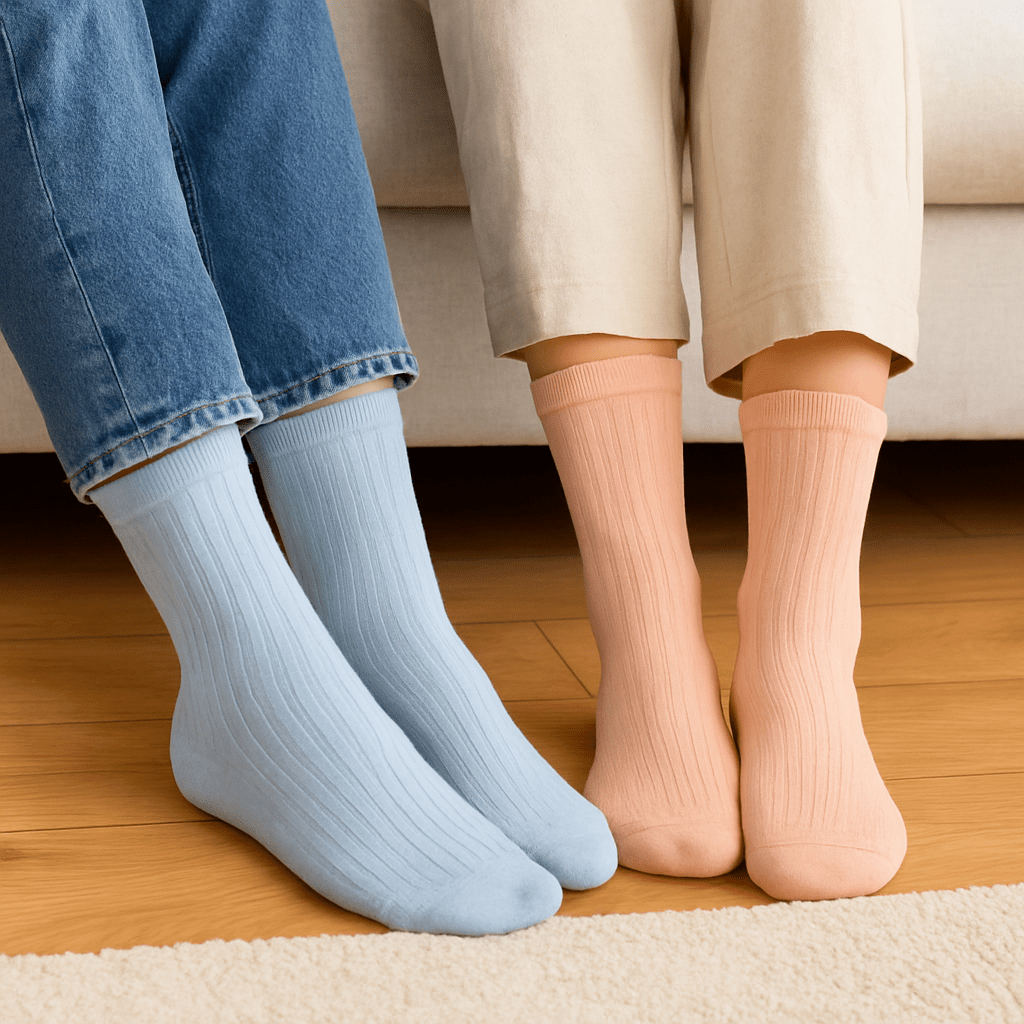 Women's Bamboo Crew Performance Socks with Arch Support - Wear Sierra