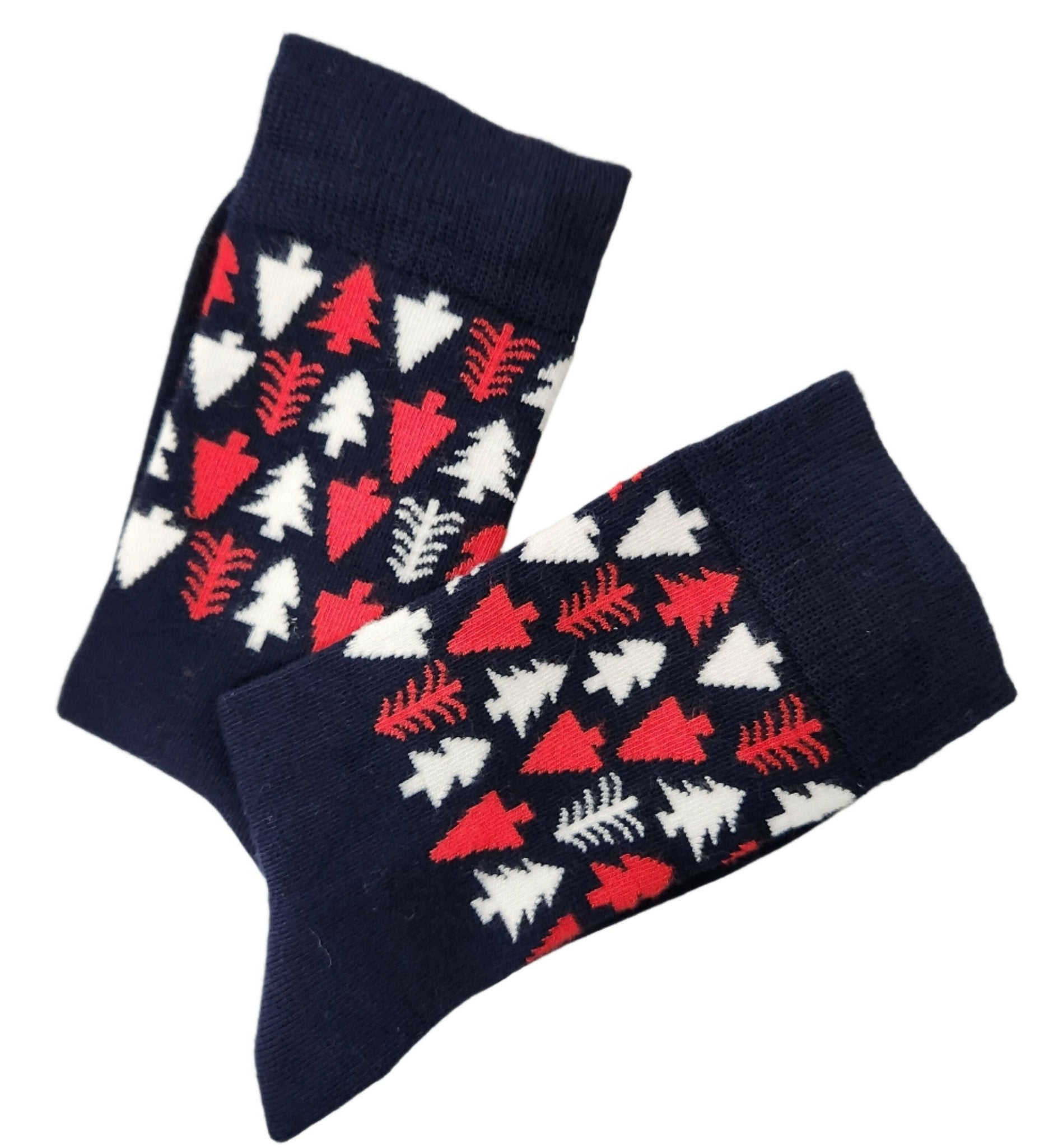 Women's Christmas Tree Crew Socks - Silky Soft and Holiday Ready! - Wear Sierra