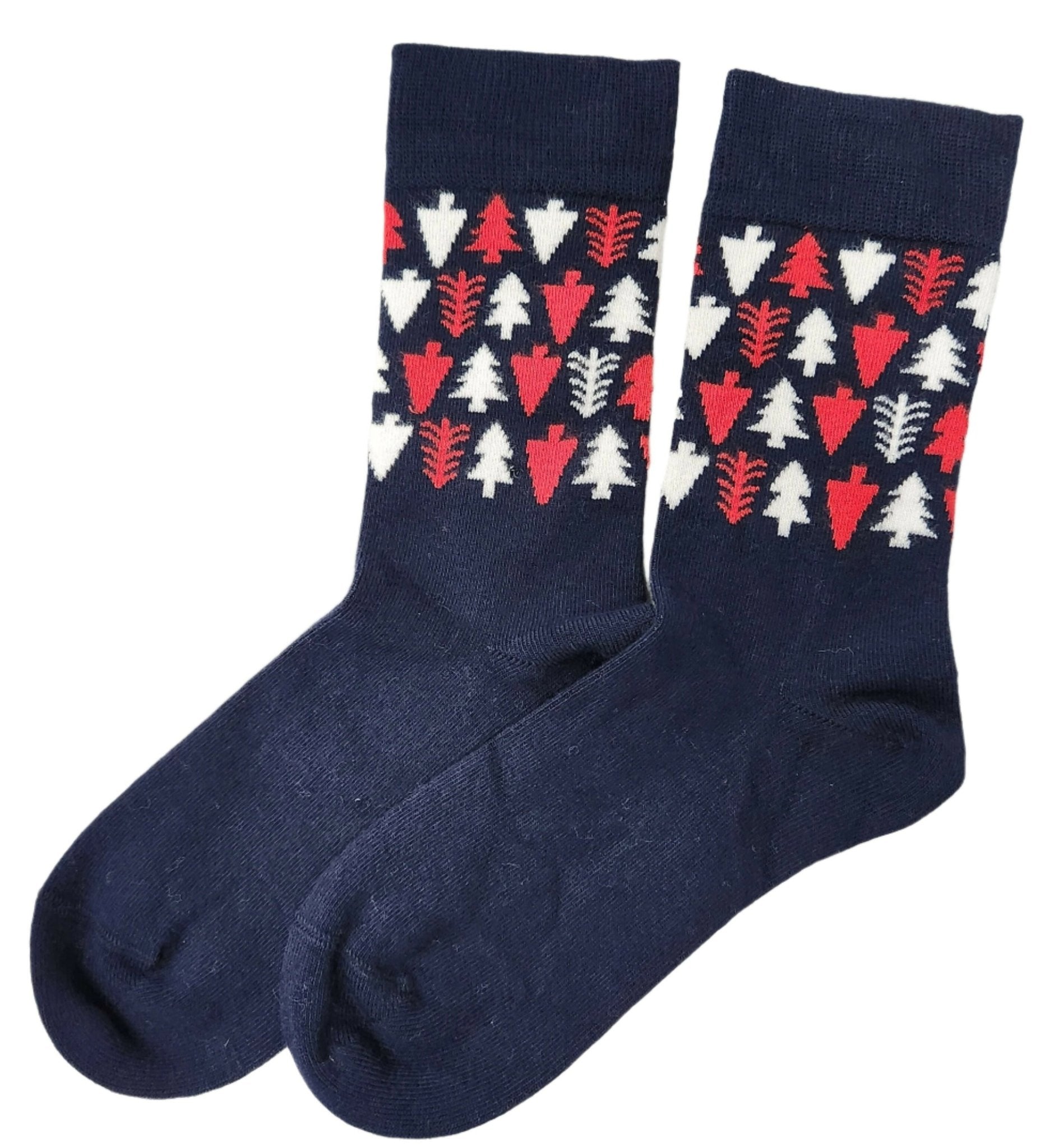 Women's Christmas Tree Crew Socks - Silky Soft and Holiday Ready! - Wear Sierra