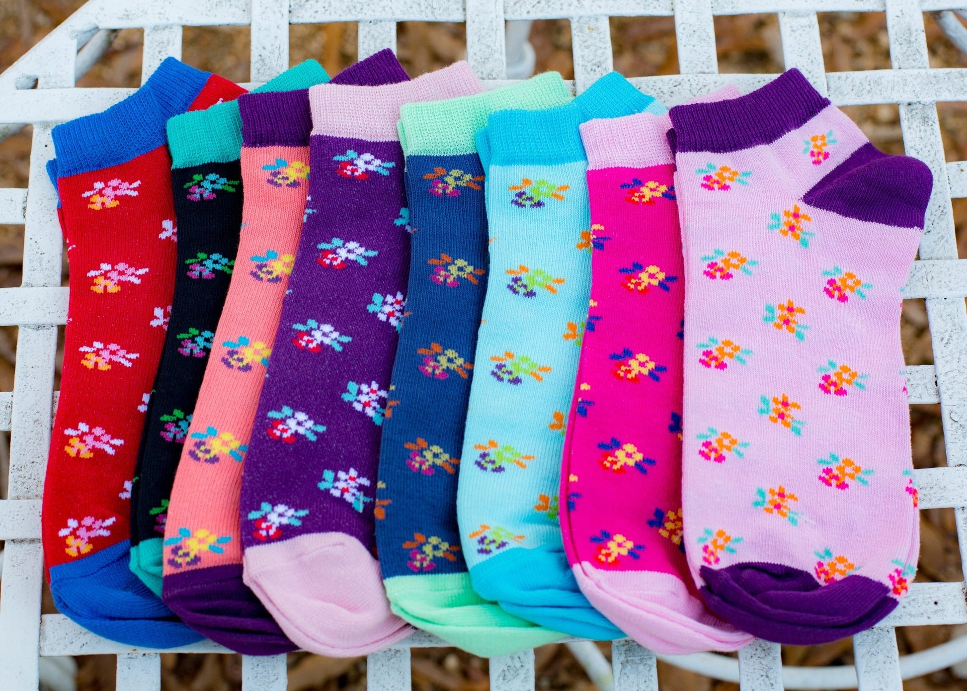 Women's Colorful Cotton Ankle Socks, Great for Everyday Wear! - Wear Sierra