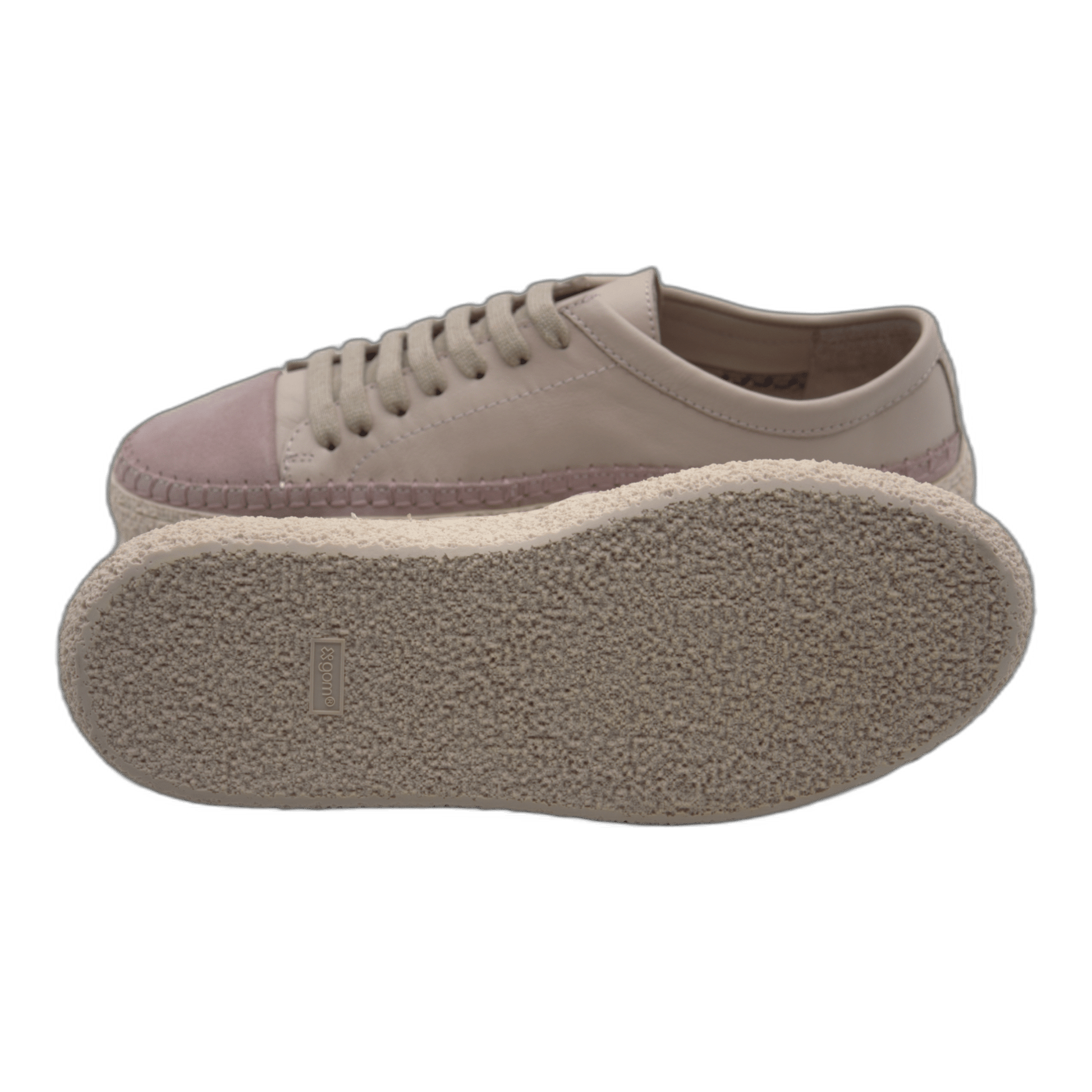 Women's Colorful Leather Sneakers - Great for the Office, Casual Days (Aimee Style) - Wear Sierra