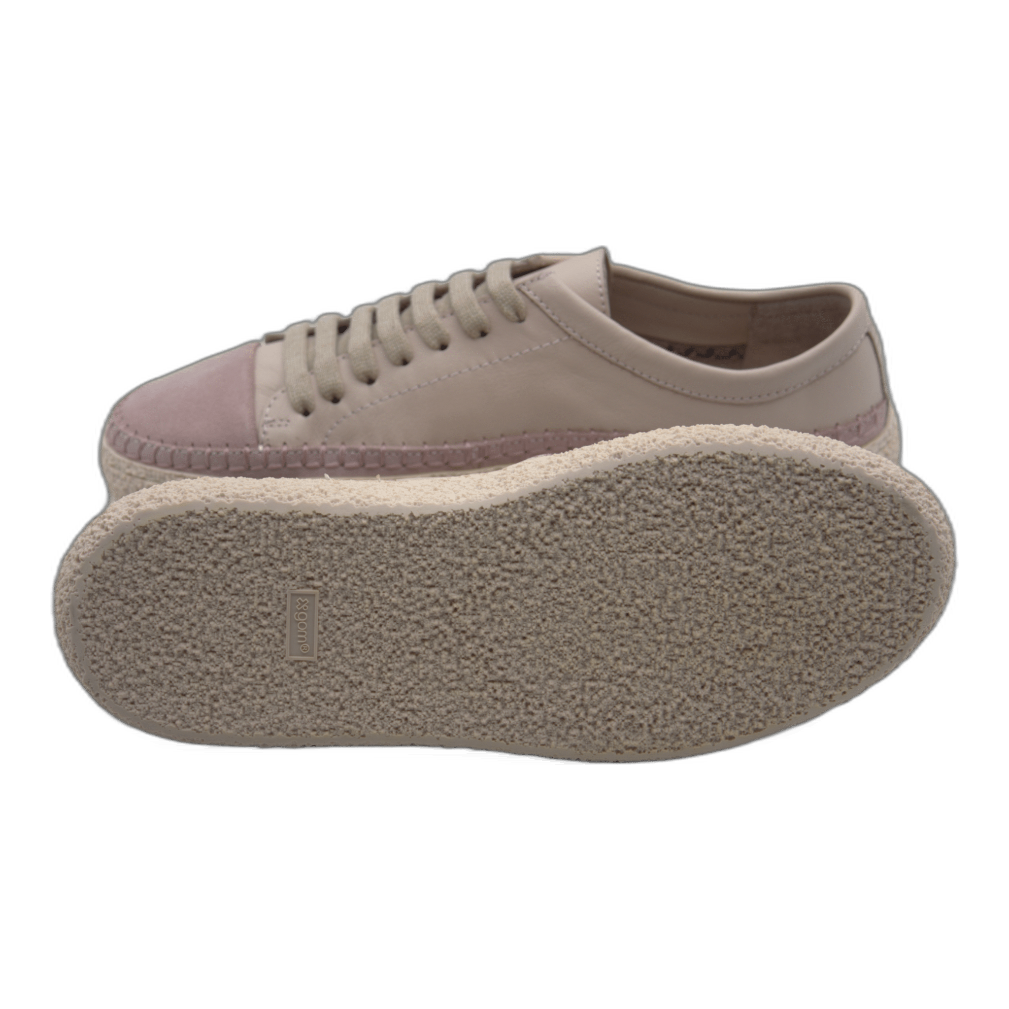 Women's Colorful Leather Sneakers - Great for the Office, Casual Days (Aimee Style) - Wear Sierra