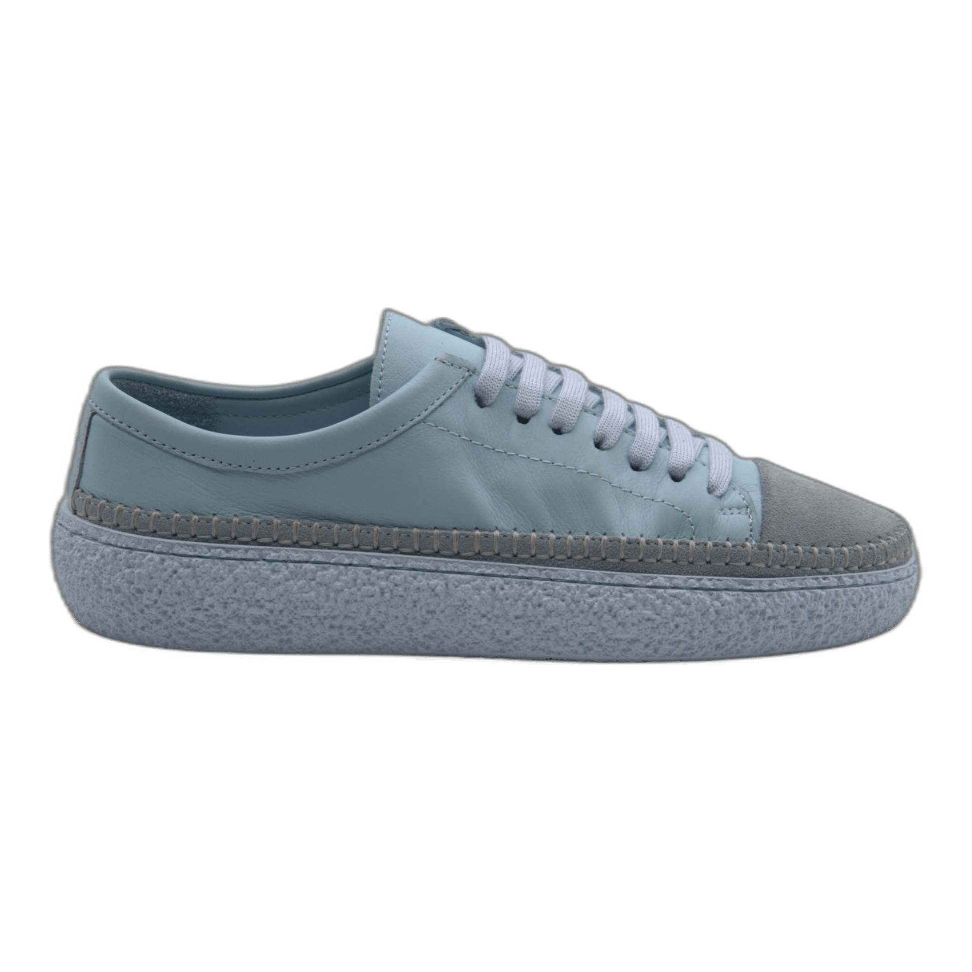 Women's Colorful Leather Sneakers - Great for the Office, Casual Days (Aimee Style) - Wear Sierra