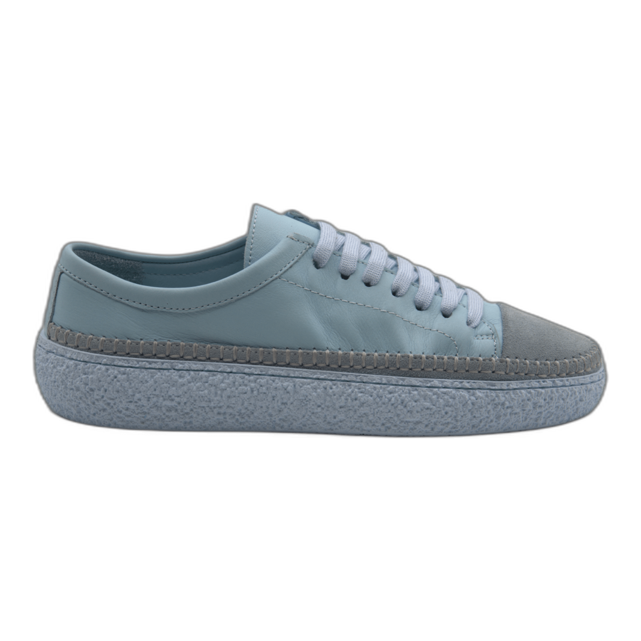 Women's Colorful Leather Sneakers - Great for the Office, Casual Days (Aimee Style) - Wear Sierra