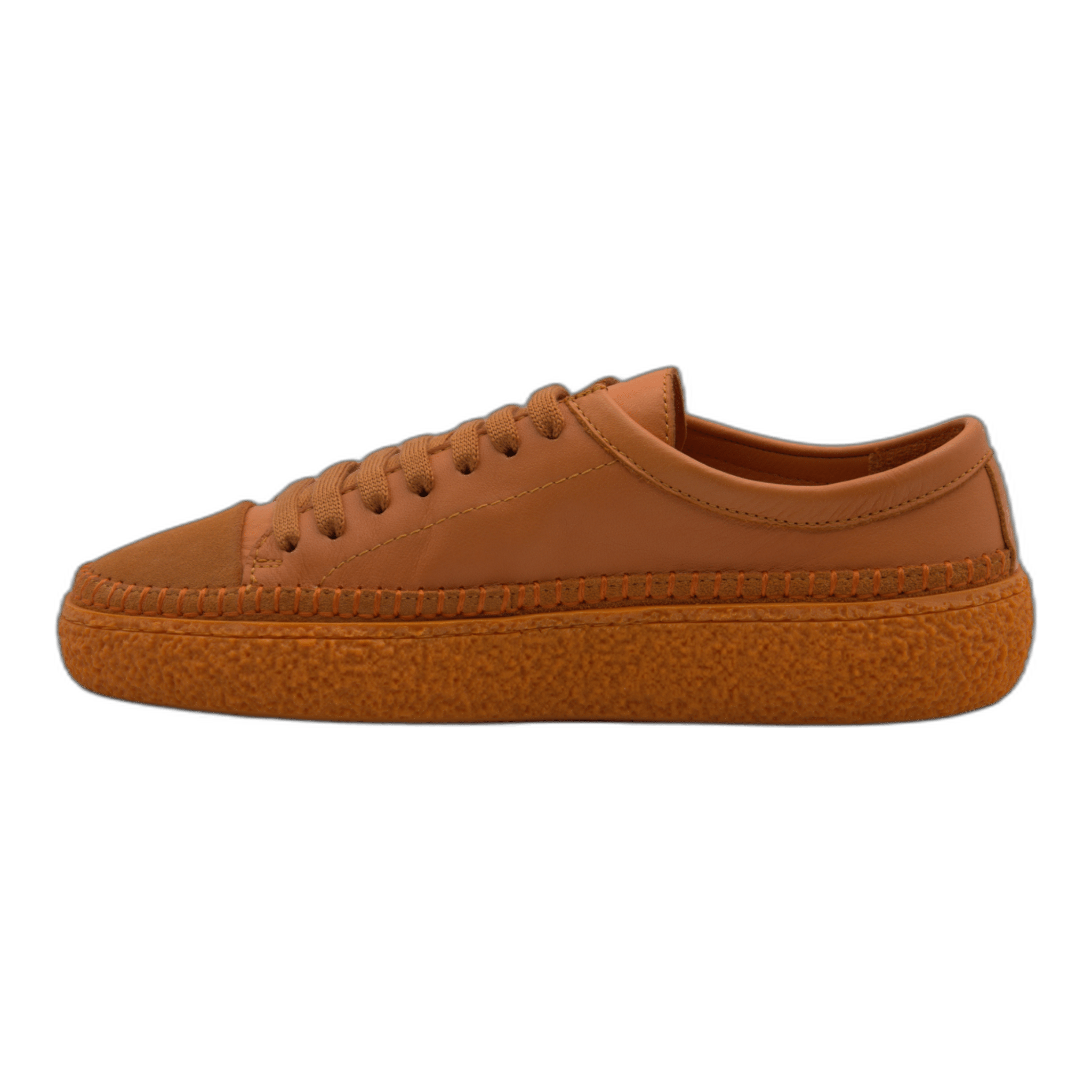 Women's Colorful Leather Sneakers - Great for the Office, Casual Days (Aimee Style) - Wear Sierra